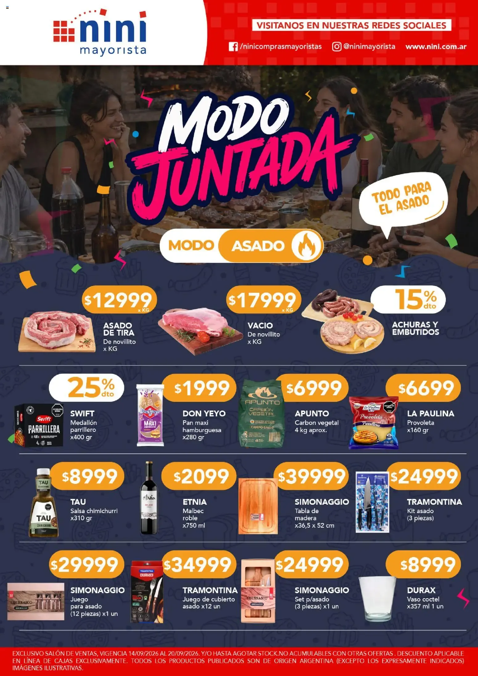 Ofertas de NINI Mayorista - Modo Juntada del 14/09/2026 - 20/09/2026 14 de septiembre al 20 de septiembre 2026 - Página 4 del catálogo