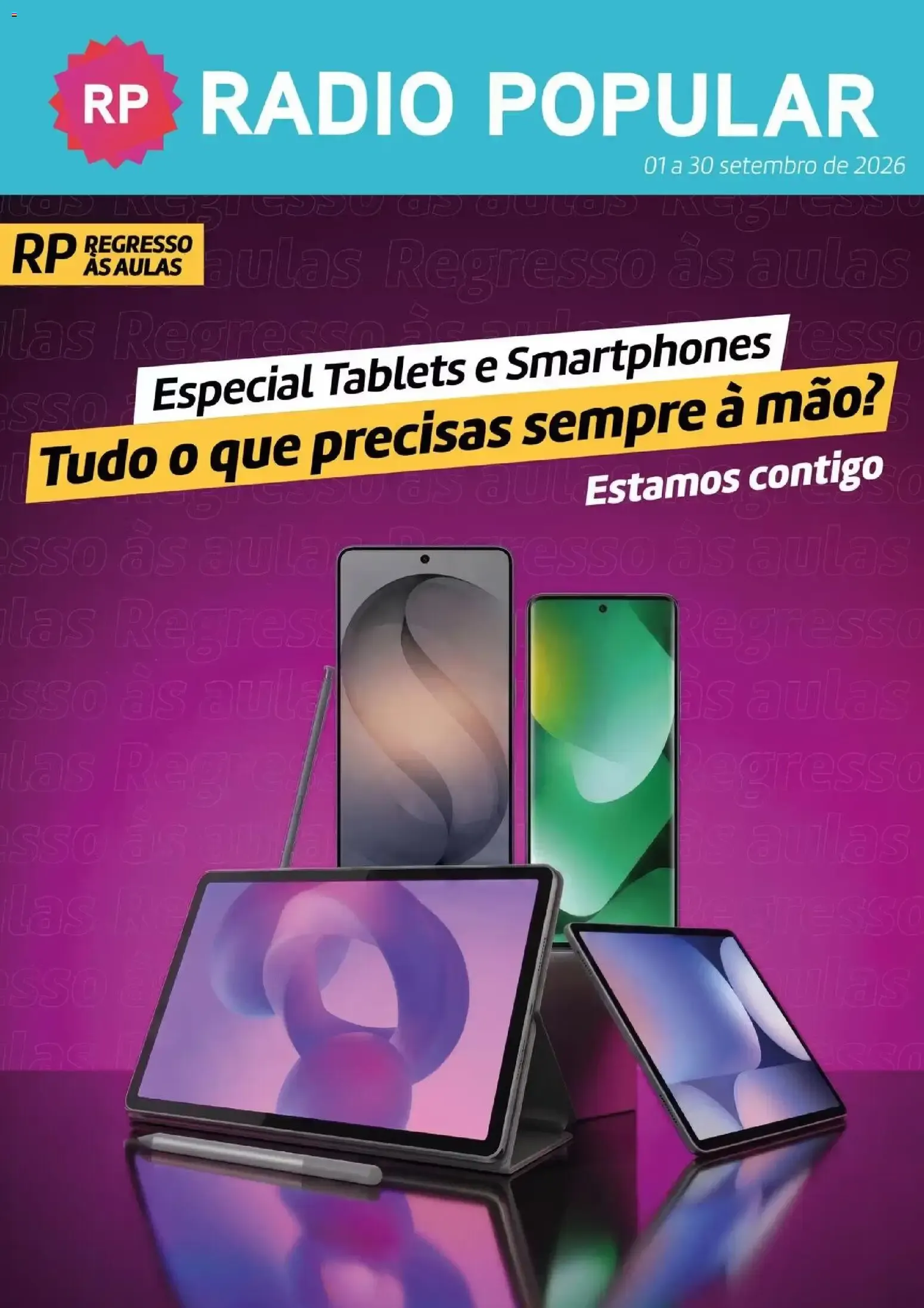 Folheto Radio Popular Estamos contigos » de 01/09/2026 - 30/09/2026 de 1 de setembro até 30 de setembro 2026 - Pagina 1