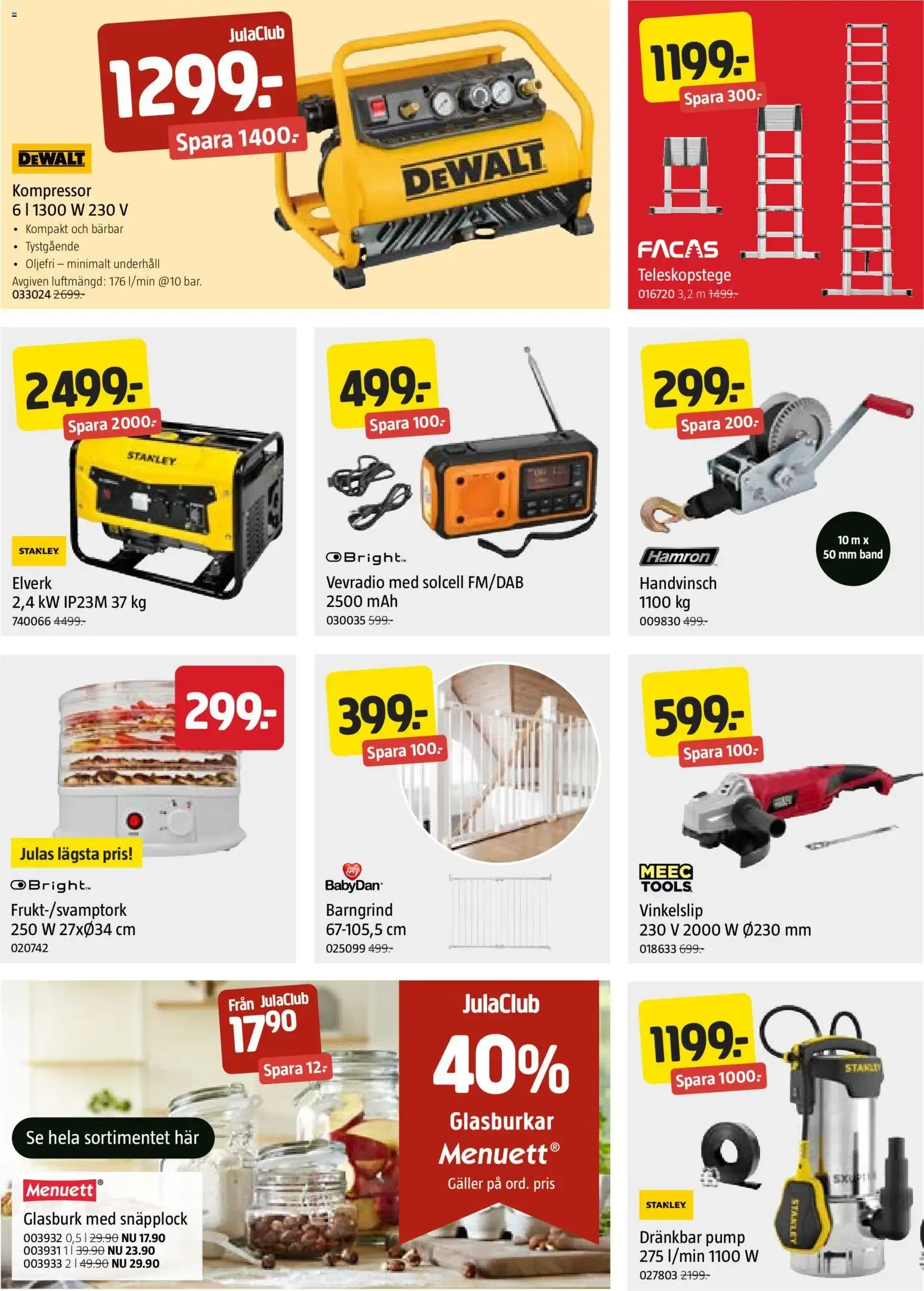 Jula erbjudanden från 10/09/2026 - 23/09/2026 > Reklamblad nuvarande rabatter från 10 september till 23 september 2026 - Reklamblad sidor 4
