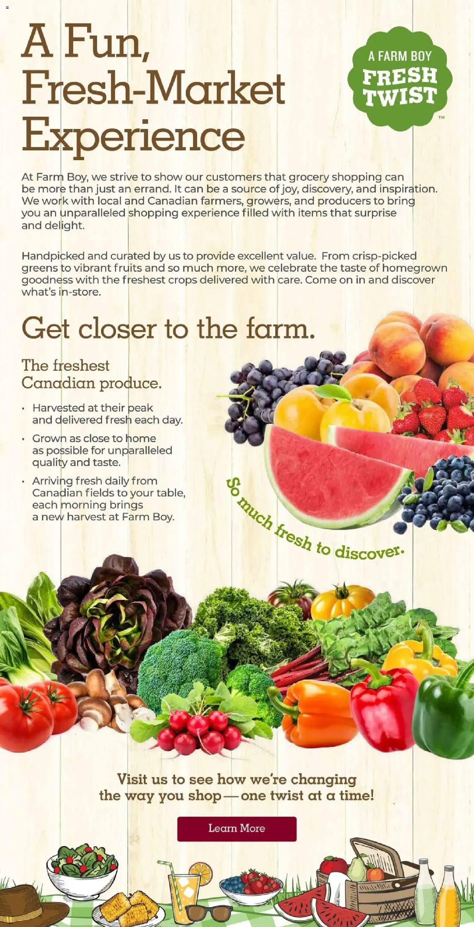 Farm Boy: Local. Fresh. Long Weekend Ready! Especiales vigentes del 30 de julio al 5 de agosto de 2026. from July 30 to August 5 2026 - flyer page 11