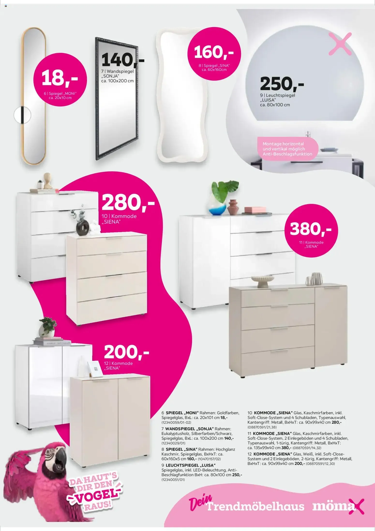 Mömax Pink Shopping (ab 20.09.2026) zum Blättern von 20. September bis 4. Oktober 2026 - Prospekt seite 19
