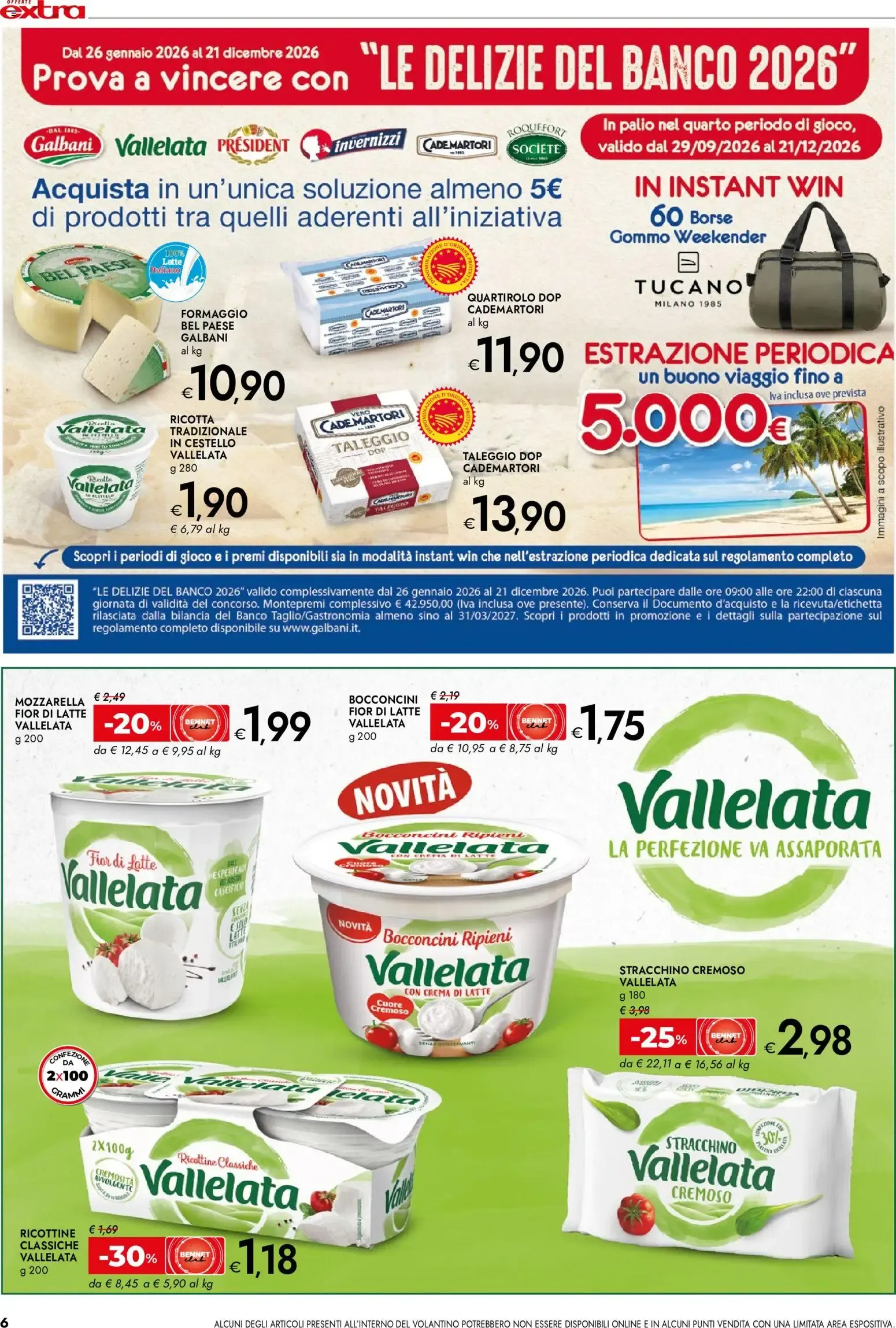 Nuovo bennet volantino Extra dal 22/10/2026 > offerte anteprima 🛍️ da 22 ottobre a 4 novembre di 2026 - Pagina del volantino 6