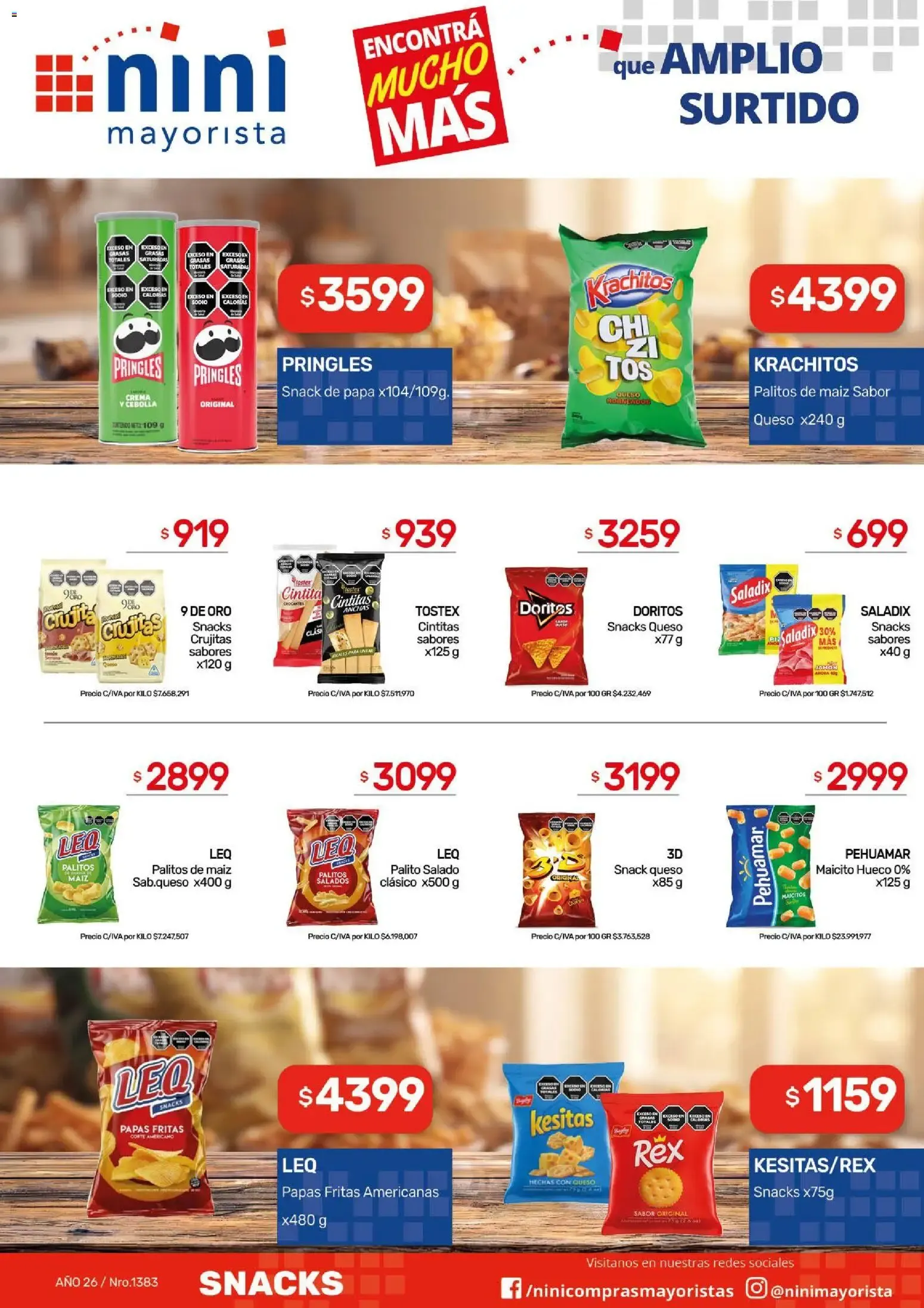 Ofertas de NINI Mayorista catálogo del 26/10/2026 - 01/11/2026 26 de octubre al 1 de noviembre 2026 - Página 22 del catálogo