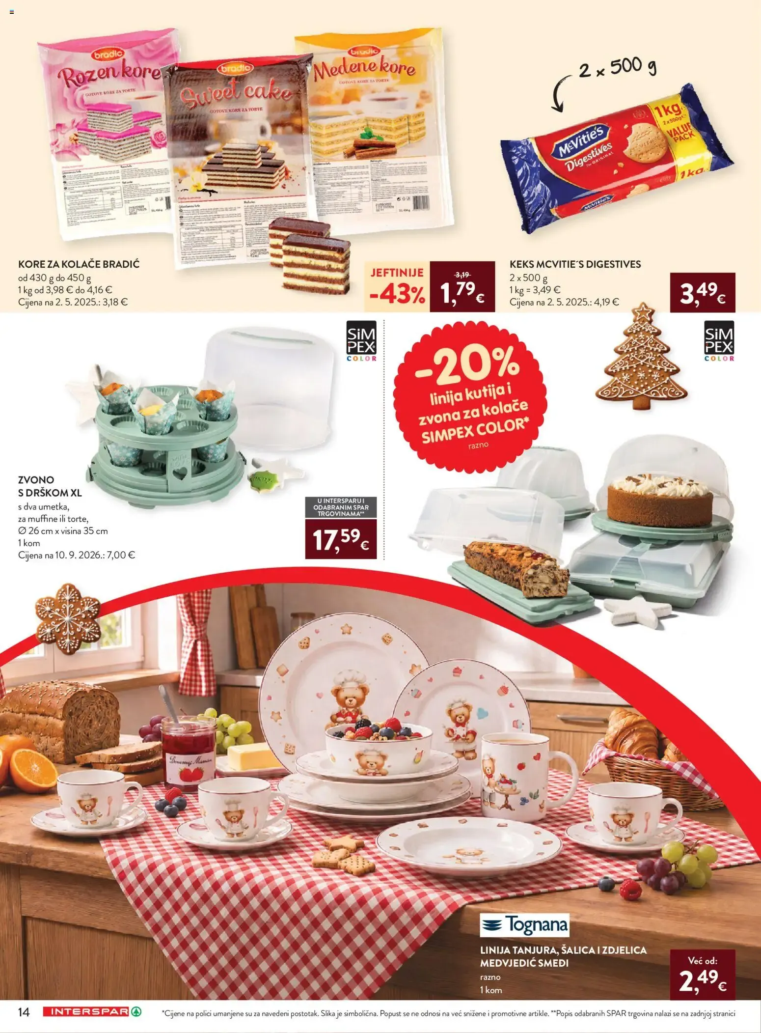 Katalog Interspar Vrijeme Je Za Kolače novi od 07.10.2026 na listanje > letak digitalni od 7. listopada do 15. prosinca 2026. - Pregled Stranica 16