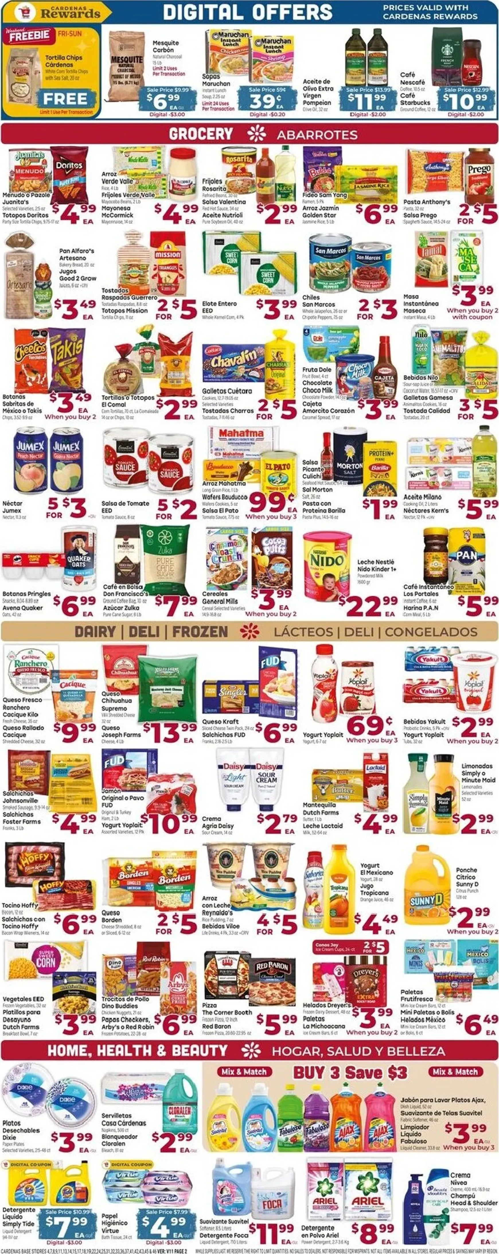 Weekly ad Current Cardenas Markets leaflet valid from Wednesday 07/08/2026 to Tuesday 07/14/2026 from July 8 to July 14 2026 - Page 2