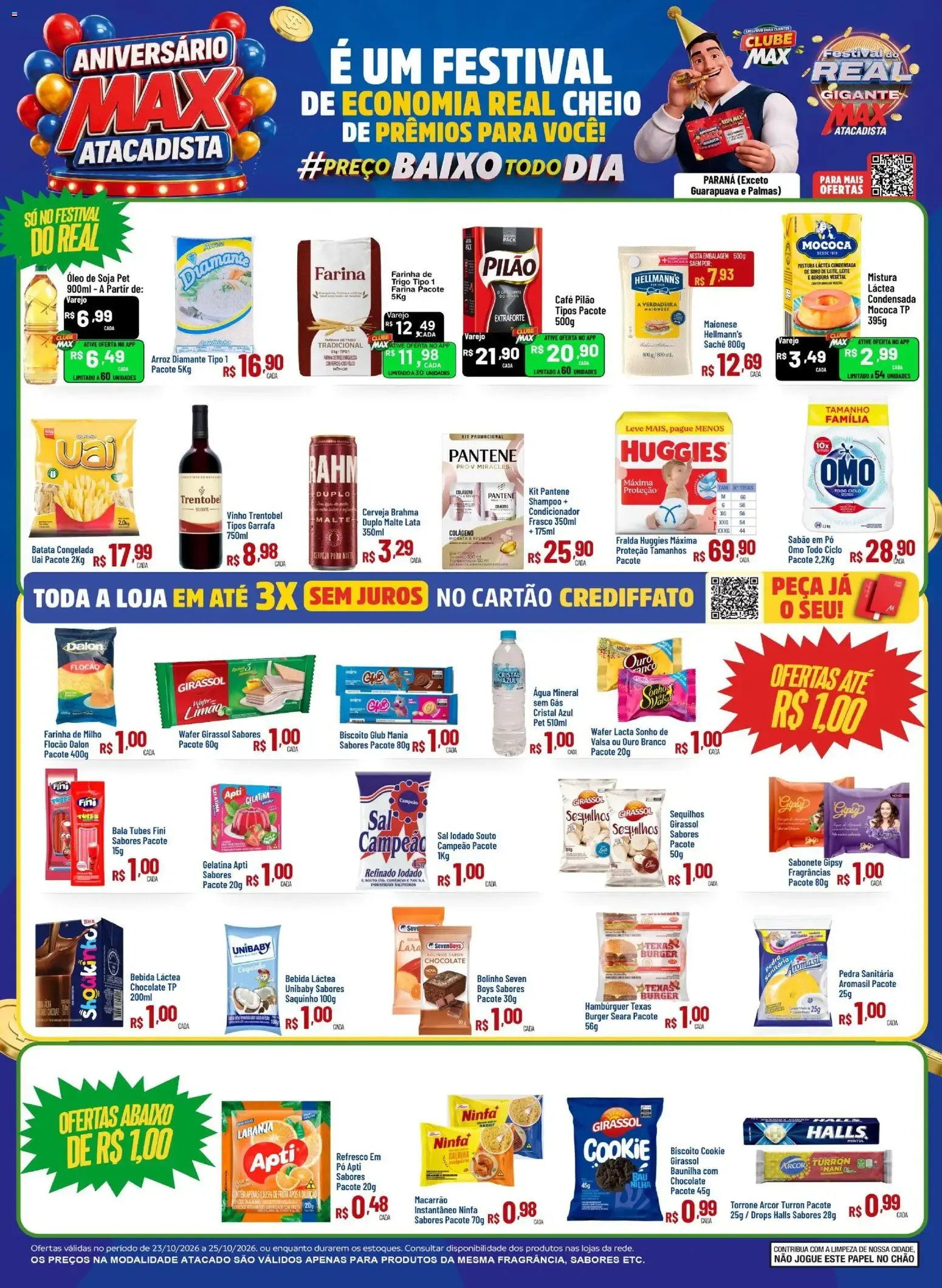 Encarte de Max Atacadista ofertas FDS de 23/10/2026 | Promoções Online 23 de outubro até 25 de outubro 2026 - Pagina 1