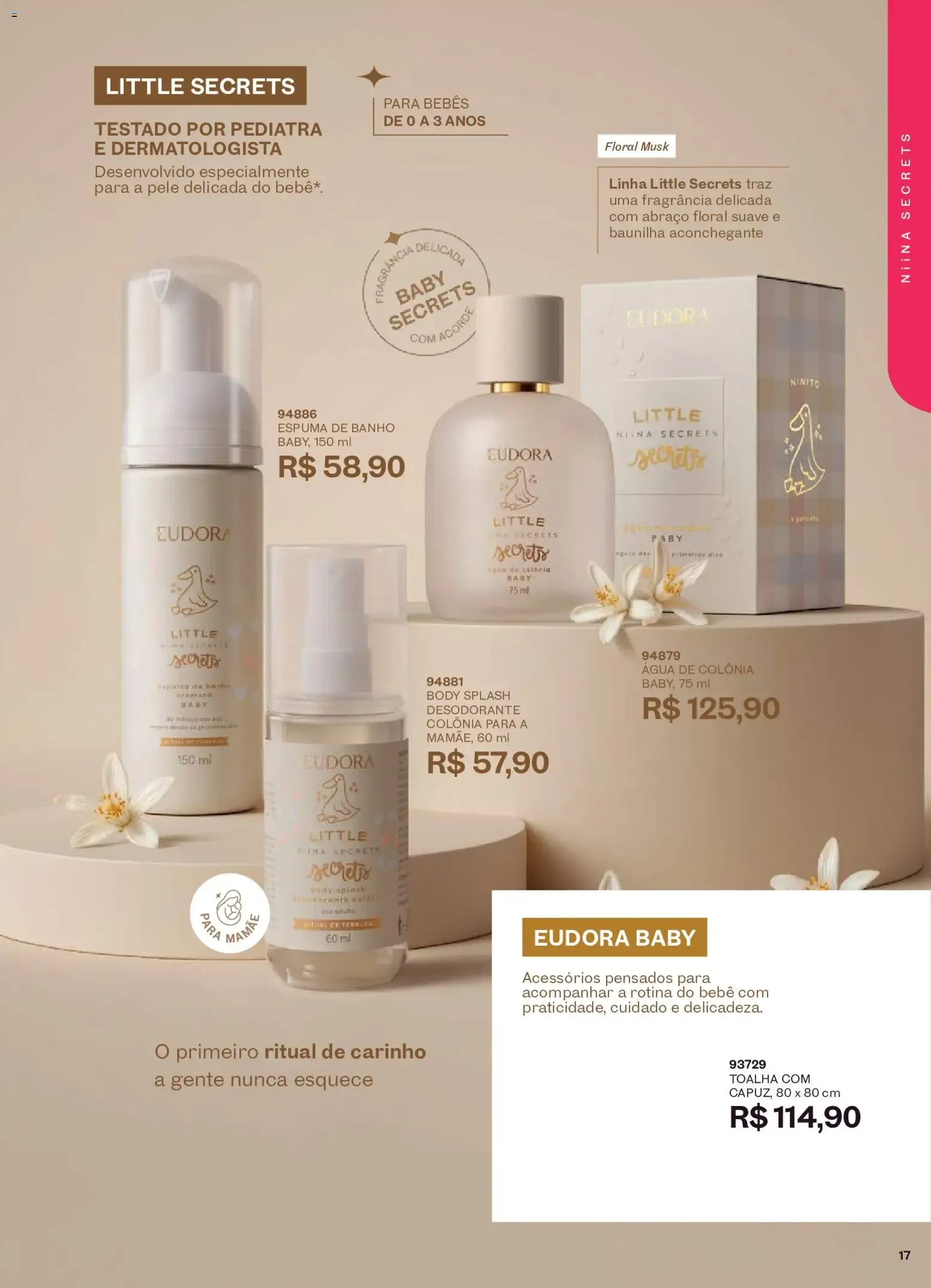 Encarte de Eudora Niina Secrets - As Tendências da Niina com até 25% OFF 7 de outubro até 2 de novembro 2026 - Pagina 17