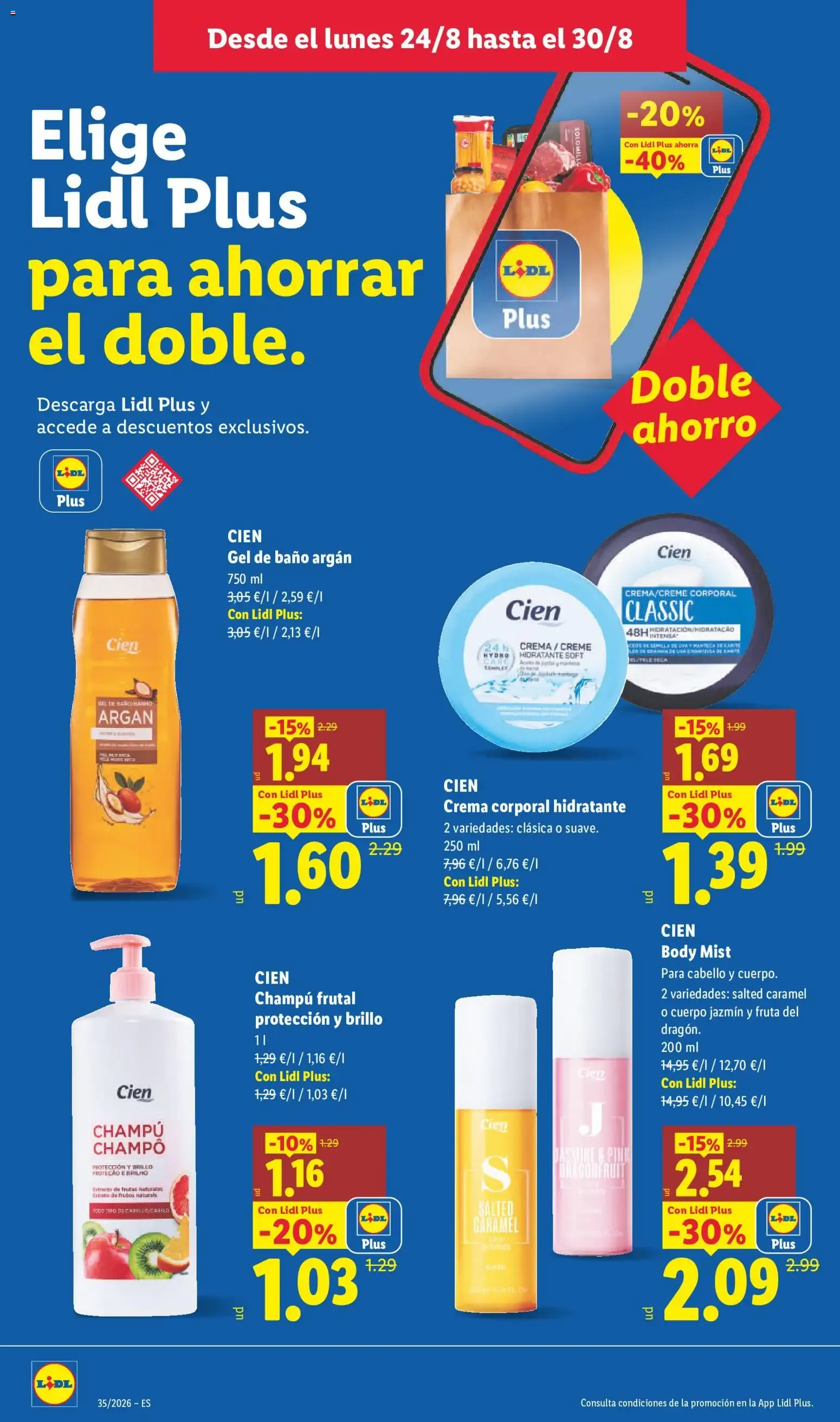 Catálogo de Lidl: Ahorra el doble - Ofertas 24 de agosto al 30 de agosto 2026 - Página 12
