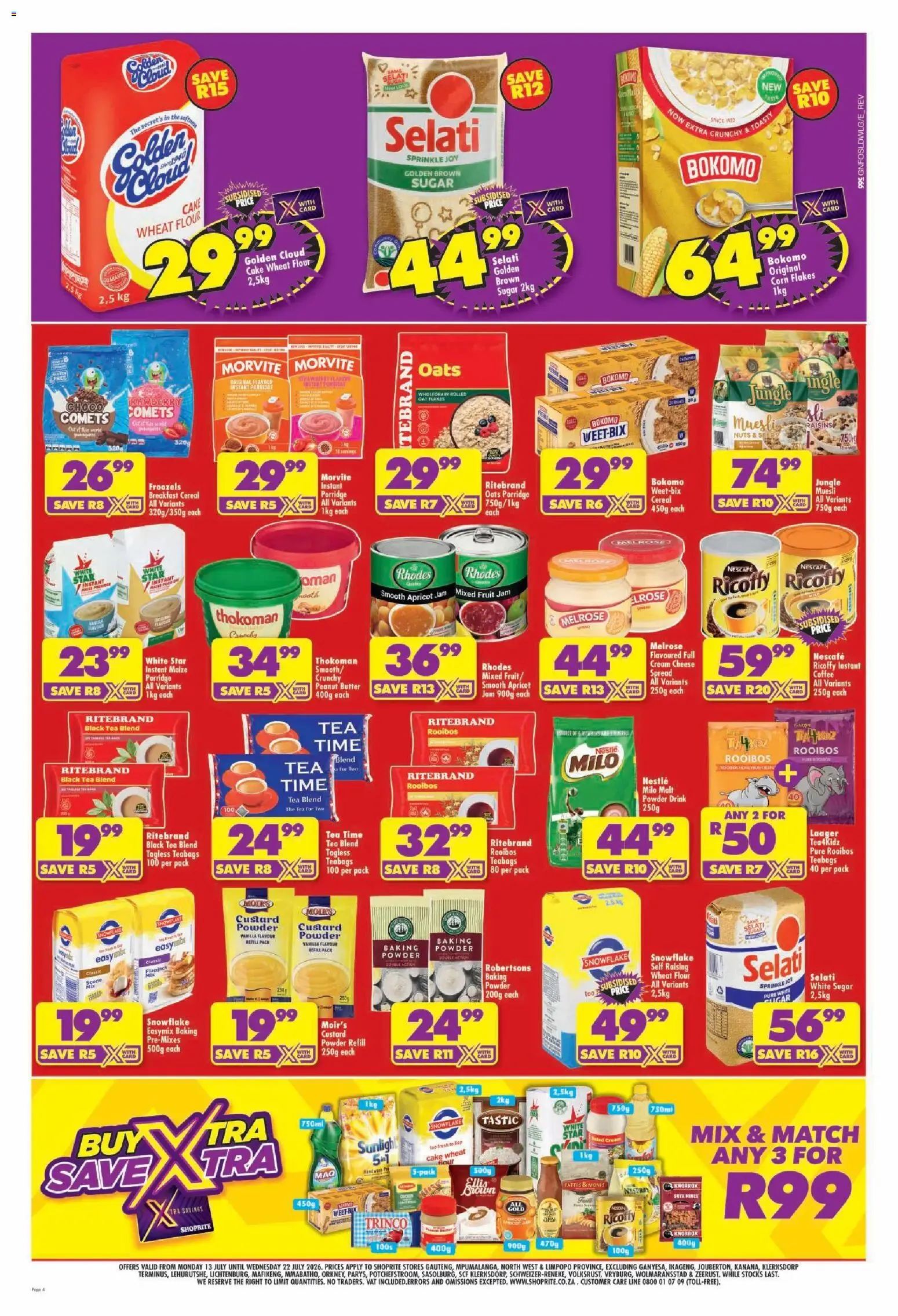 Shoprite - Gauteng - Low Price Lowduuuma (13/07/2026 - 22/07/2026) → Online Catalogue from 13 July to 22 July 2026 - Catalogue Page 4