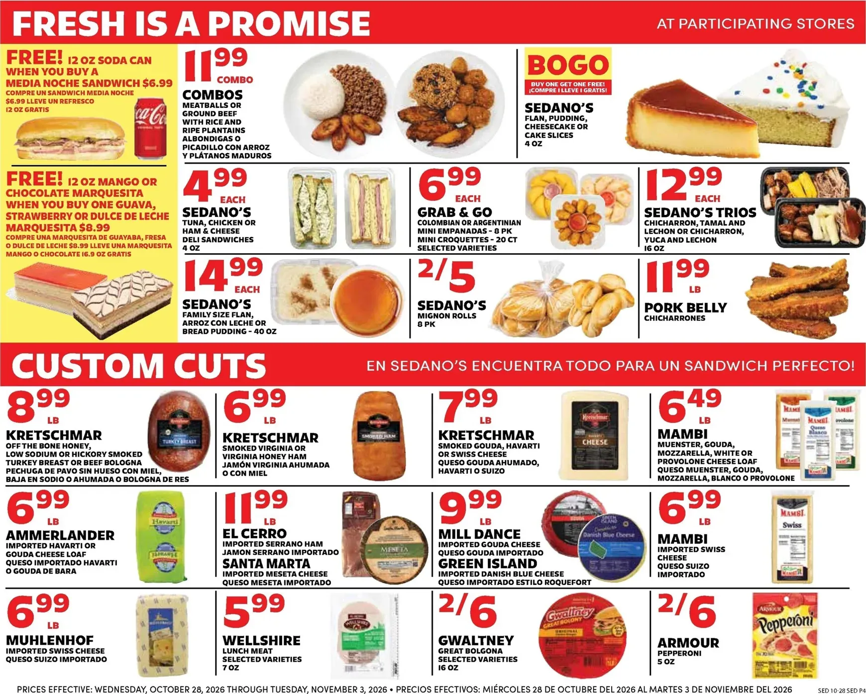 Weekly ad Current Sedano's leaflet valid from Wednesday 10/28/2026 to Tuesday 11/03/2026 from October 28 to November 3 2026 - Page 4