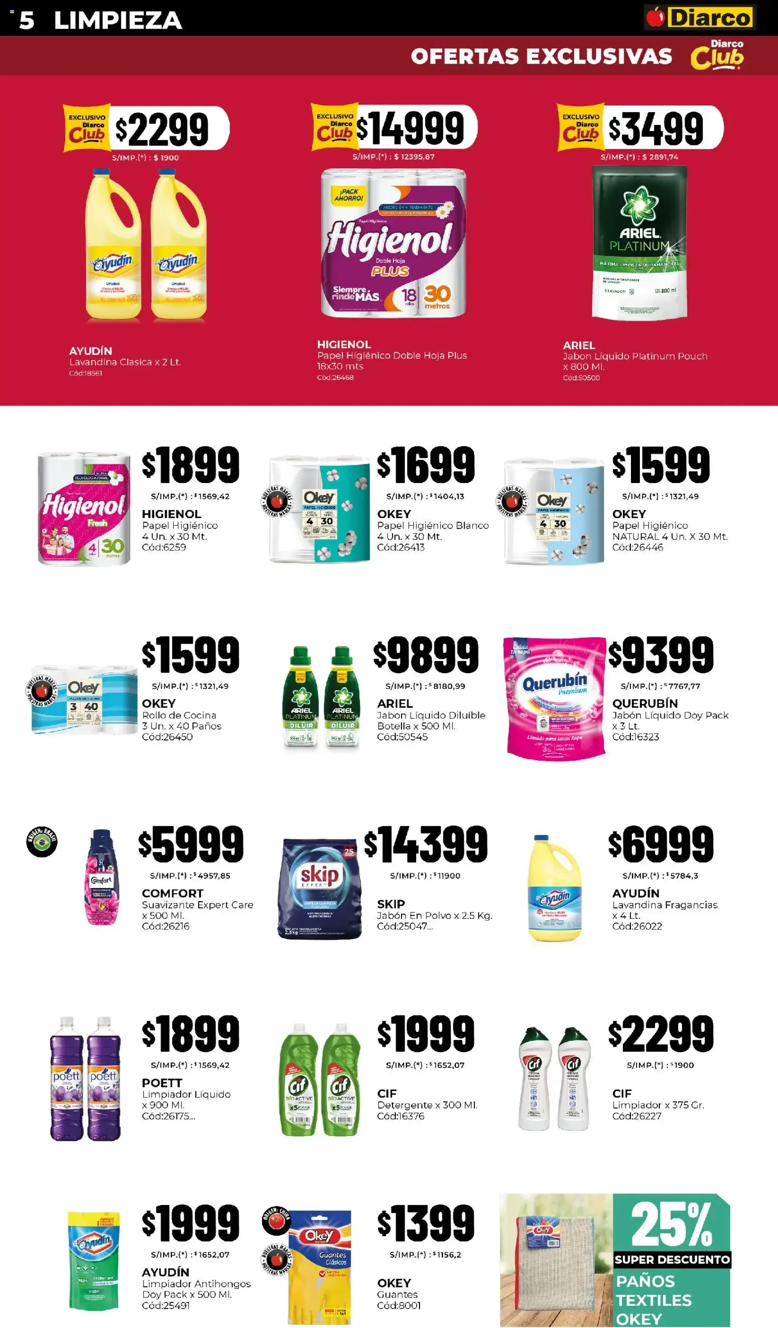 Ofertas de Diarco - ¡Todos pueden comprar por unidad o cantidad! 20 de julio al 24 de julio 2026 - Página 5 del catálogo