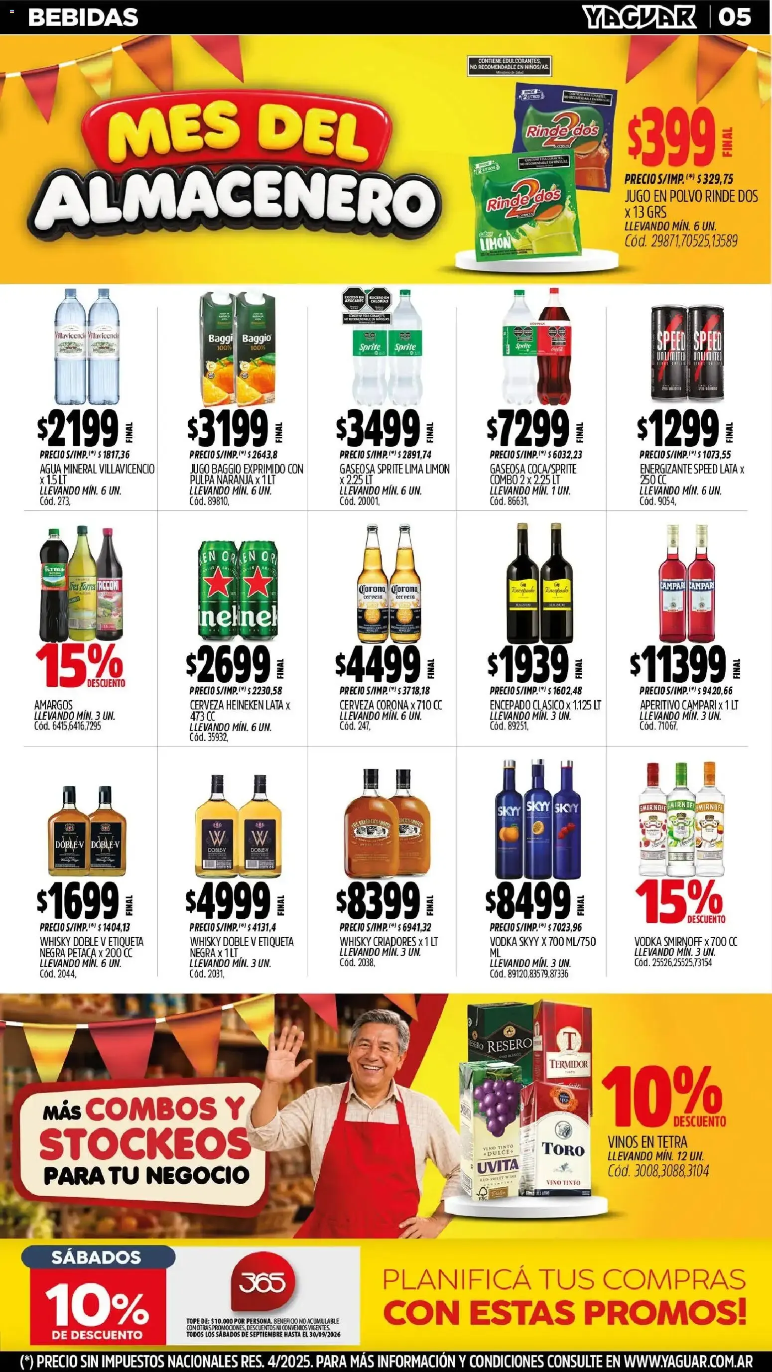Ofertas de Mayorista Yaguar - Mes del Almacenero 31 de agosto al 6 de septiembre 2026 - Página 5 del catálogo