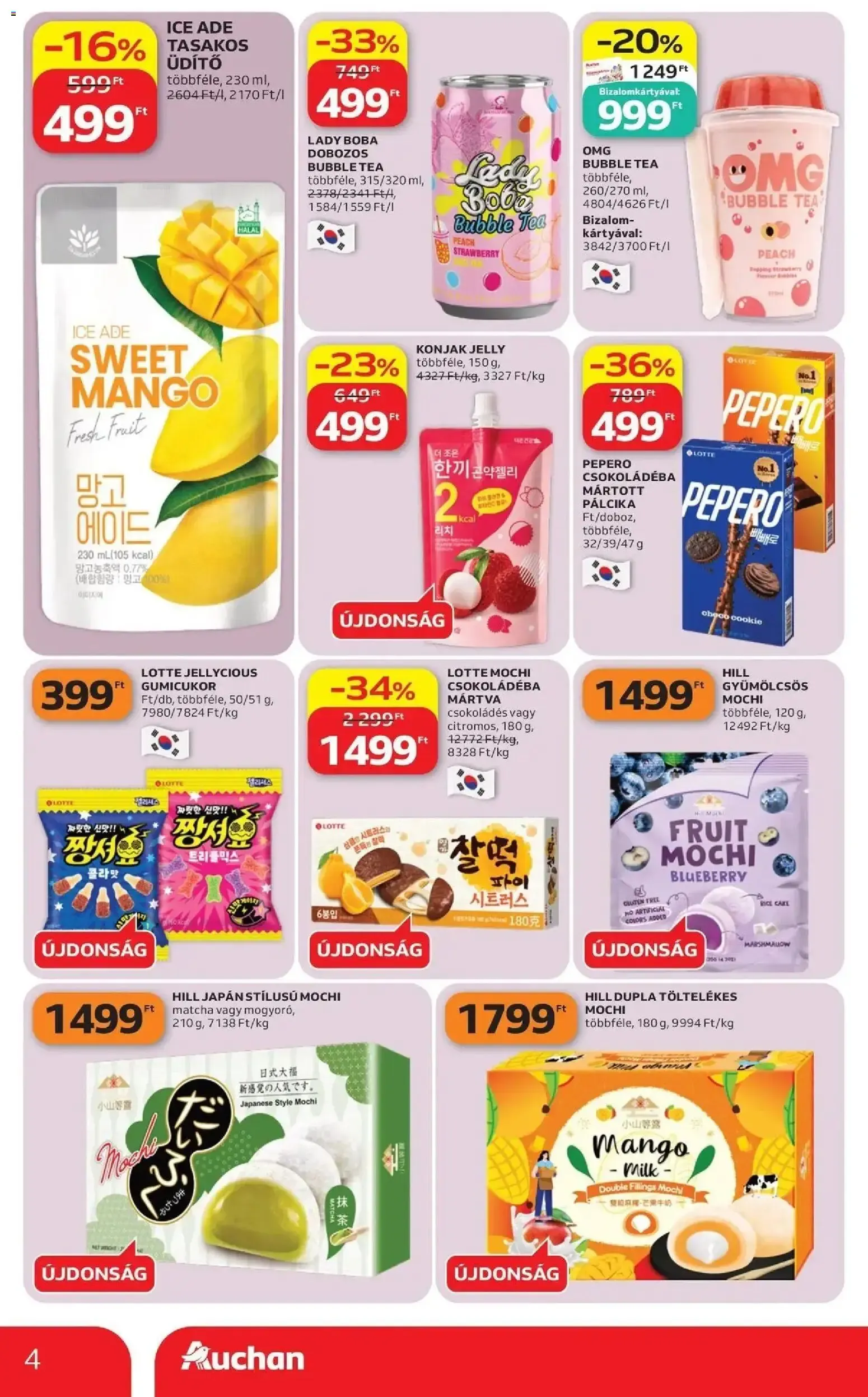 Katalógus Auchan Nemzetközi konyha ajánlatok Fót - 2026.09.10. -tól/töl > akció, lapozható szórólap 🛍️ szeptember 10.-tól szeptember 23.-ig 2026. - Oldal 4