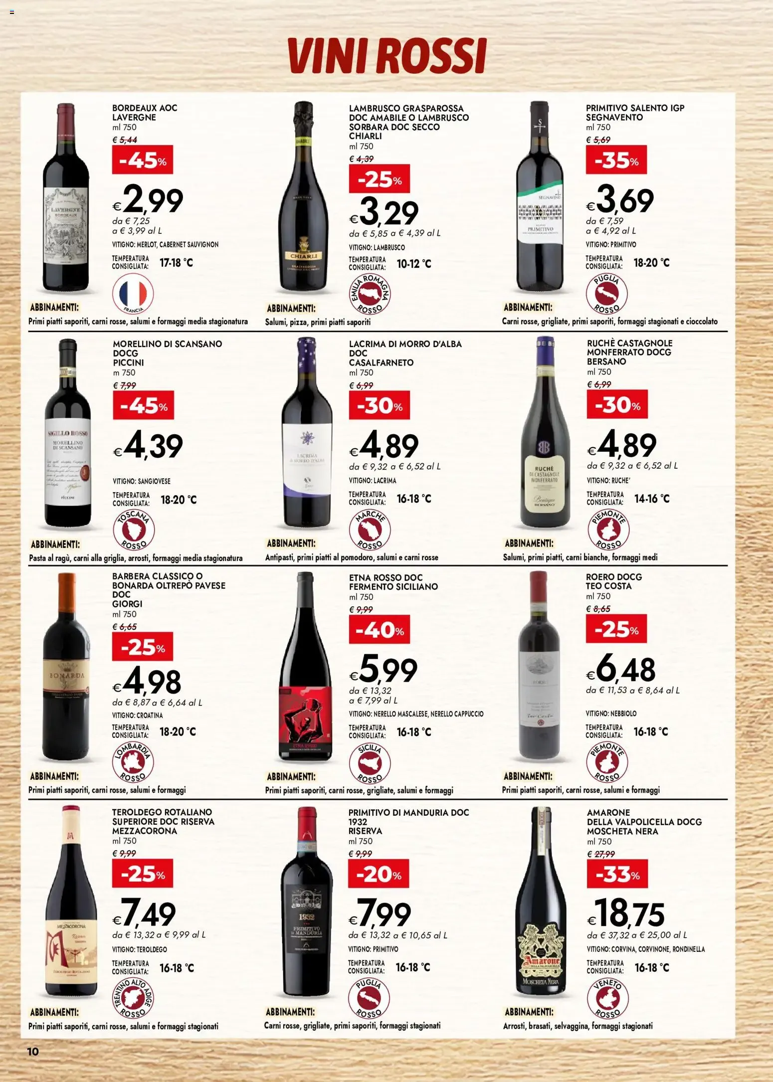 Nuovo bennet volantino Sapori D´Italia dal 15/10/2026 > offerte anteprima 🛍️ da 15 ottobre a 28 ottobre di 2026 - Pagina del volantino 10