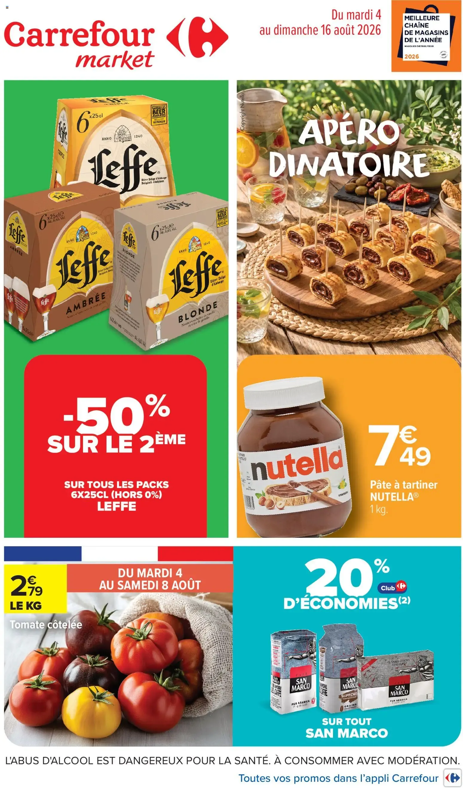 Carrefour Market du 4 août au 16 août 2026 - Catalogue page 1