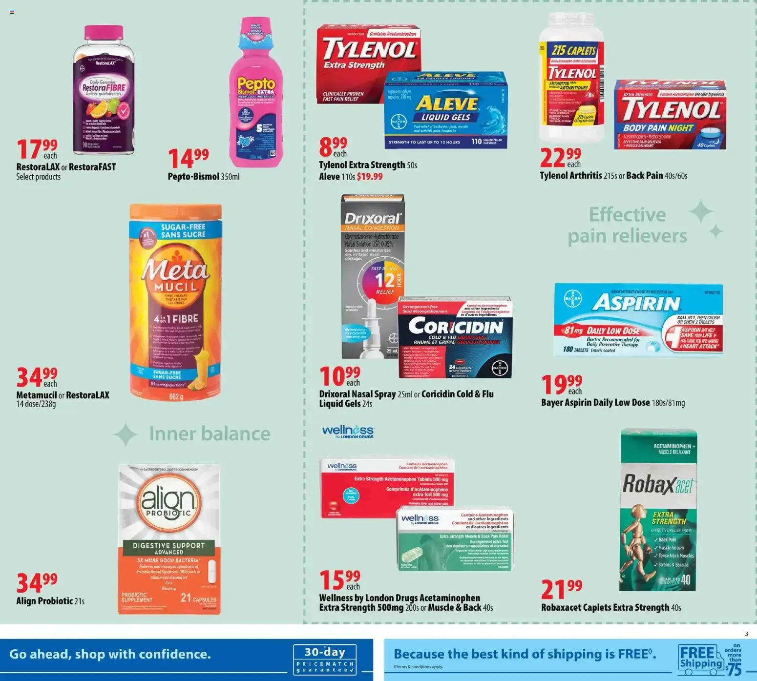 London Drugs flyer - Healthy Savings Event from Oct 16, 2026 > weekly specials & deals from October 16 to November 4 2026 - flyer page 3