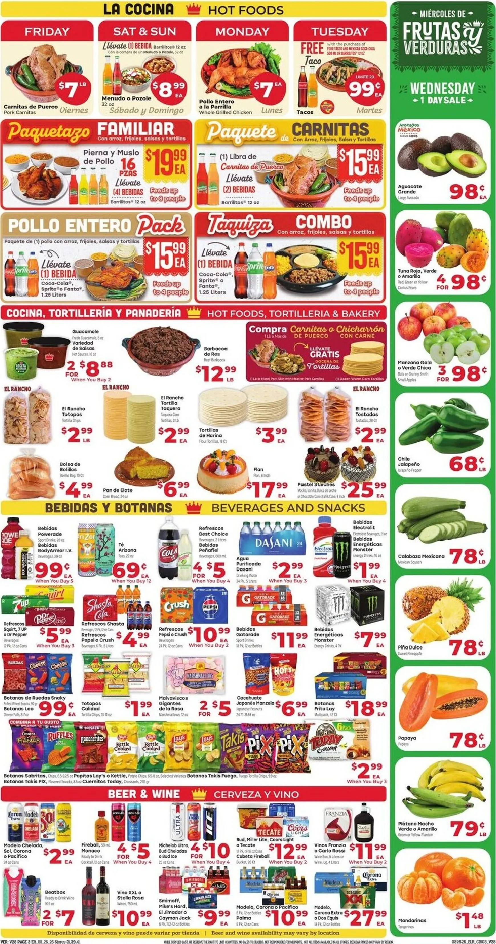 Weekly ad El Rancho: Los Favoritos del Verano from August 26 to September 1 2026 - Page 3