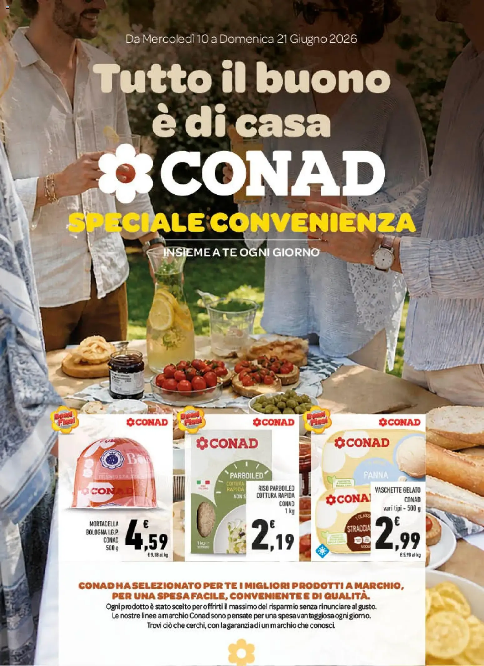 Tutto il buono è di casa CONAD SPECIALE CONVENIENZA da 10 giugno a 21 giugno di 2026 - Pagina del volantino 1