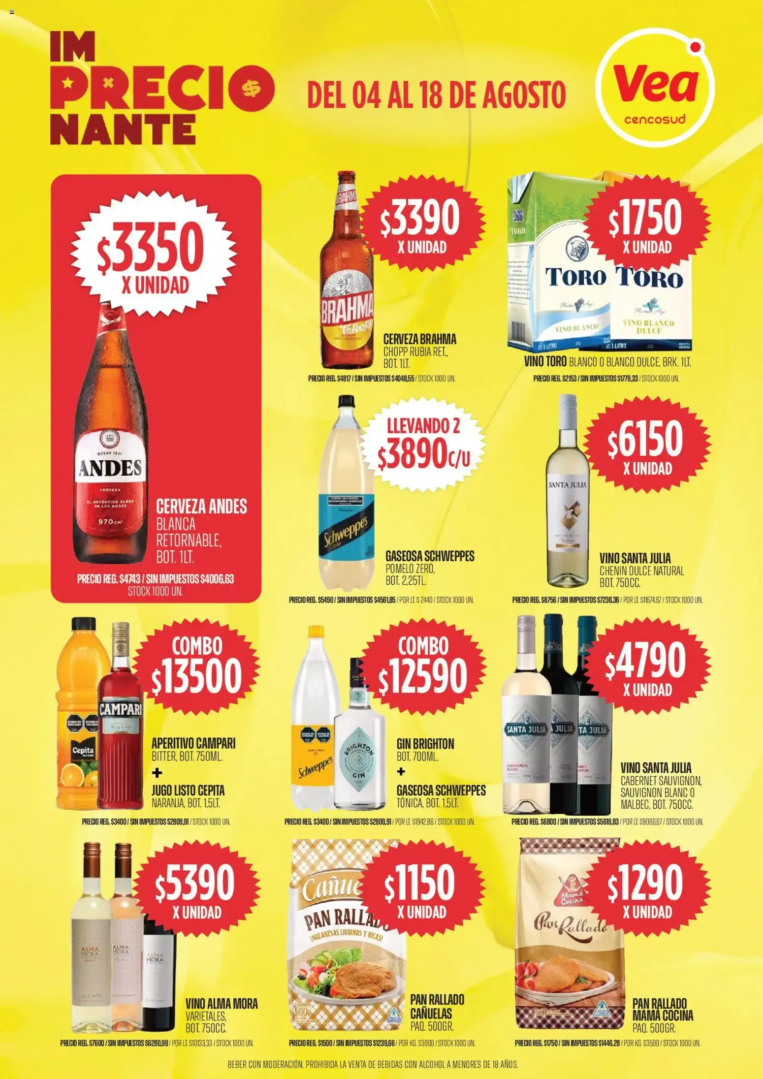 Ofertas de Vea ofertas del 04/08/2026 - 18/08/2026 4 de agosto al 18 de agosto 2026 - Página 9 del catálogo