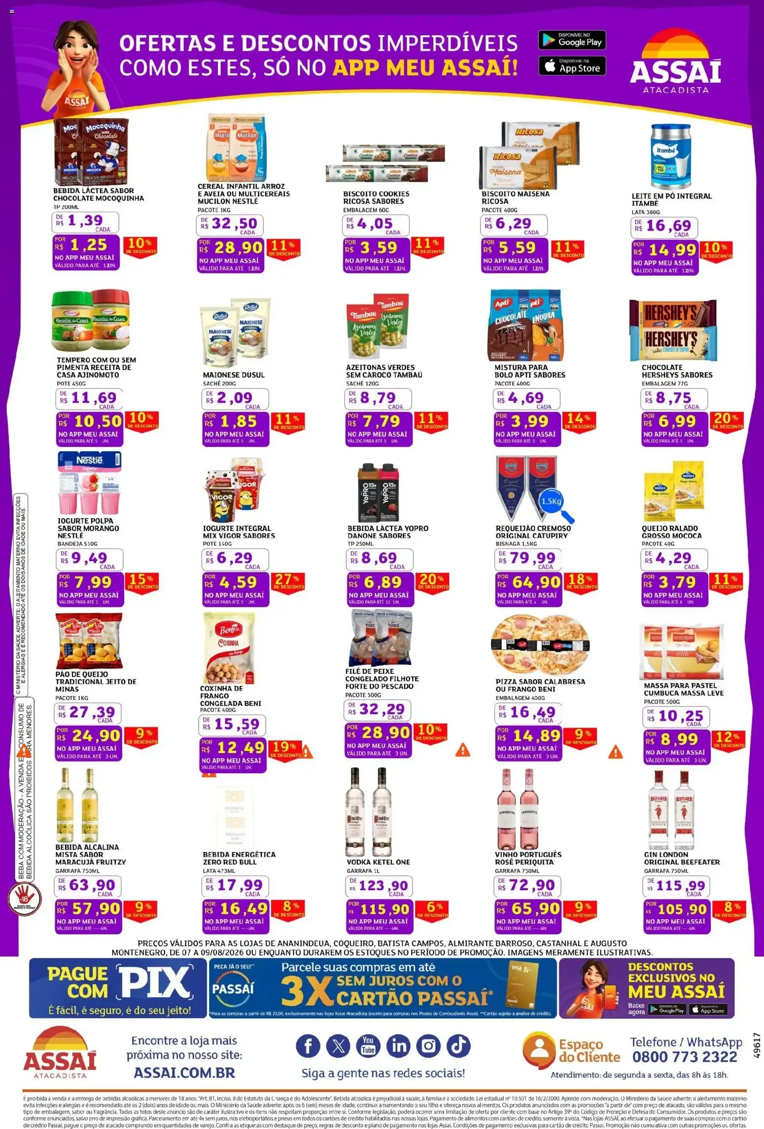 Encarte de Assaí Atacadista ofertas - PA de 07/08/2026 | Promoções Online 7 de agosto até 9 de agosto 2026 - Pagina 3