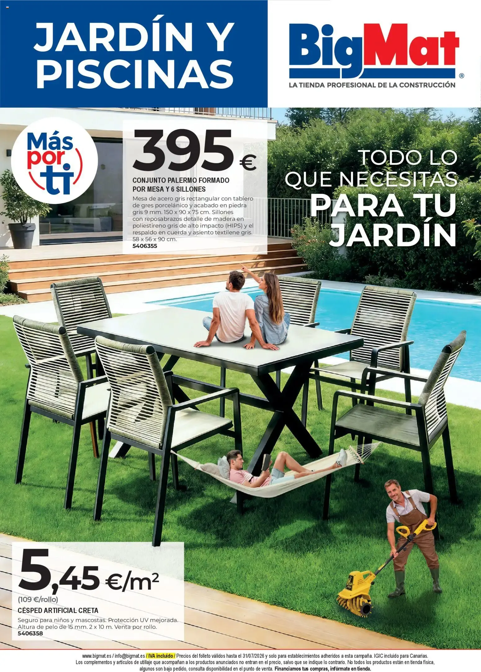 Catálogo de BigMat - Jardin y Piscinas 2026 23/03/2026 - 31/07/2026 23 de marzo al 31 de julio 2026 - Página 1