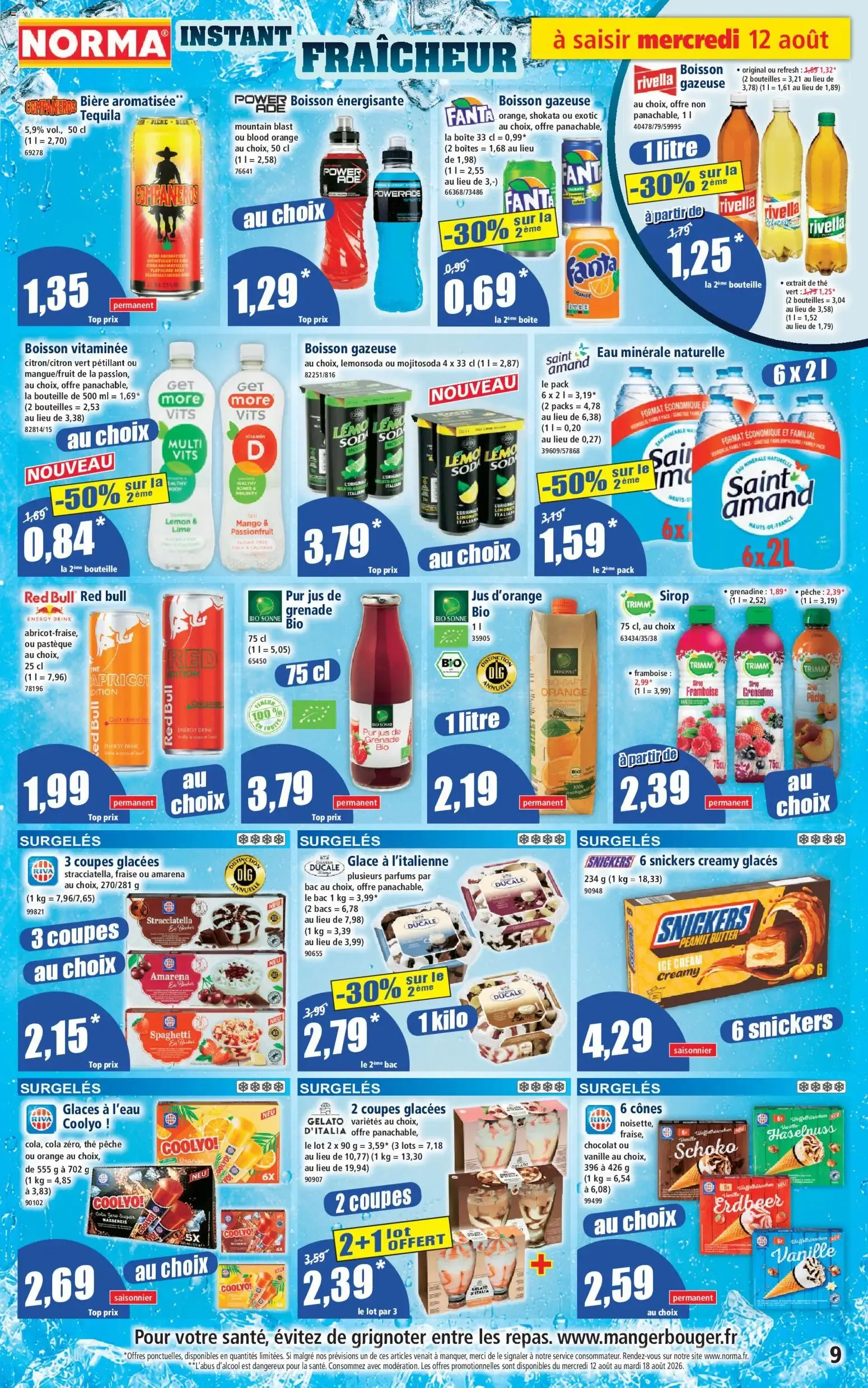 Norma: Votre Discounter Régional du 12 au 18 août 2026 du 12 août au 18 août 2026 - Catalogue page 9