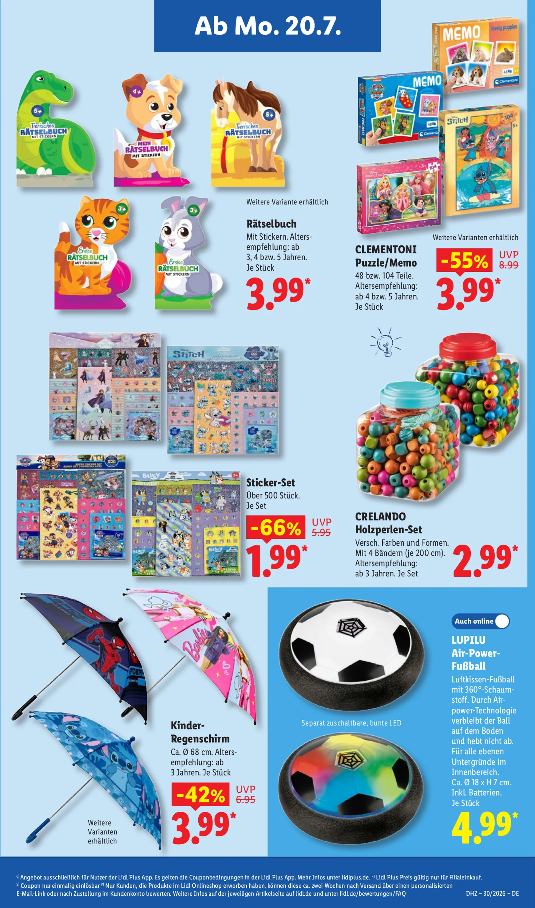 Lidl: Sparen beim Preisführer von 20. Juli bis 25. Juli 2026 - Prospekt seite 36