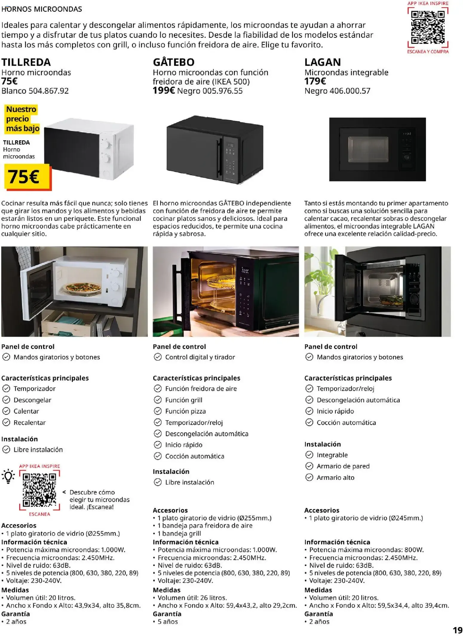 Catálogo de Guía de Compra Electrodomésticos IKEA 7 de mayo al 31 de agosto 2026 - Página 19