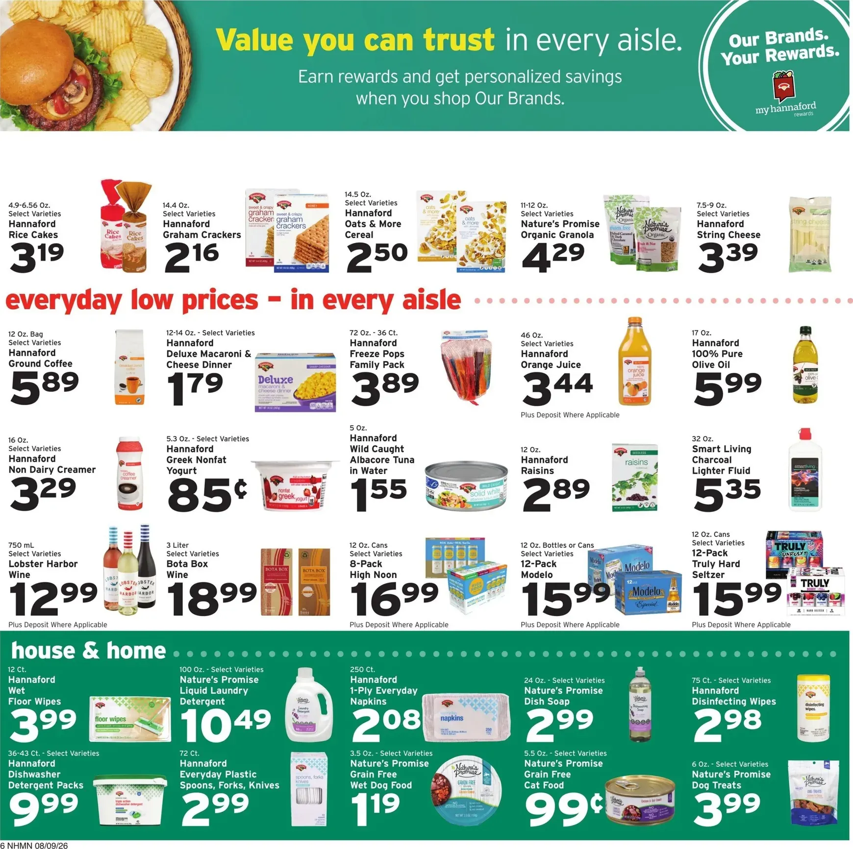 Weekly ad Hannaford Savings you can count on. from August 9 to August 15 2026 - Page 10