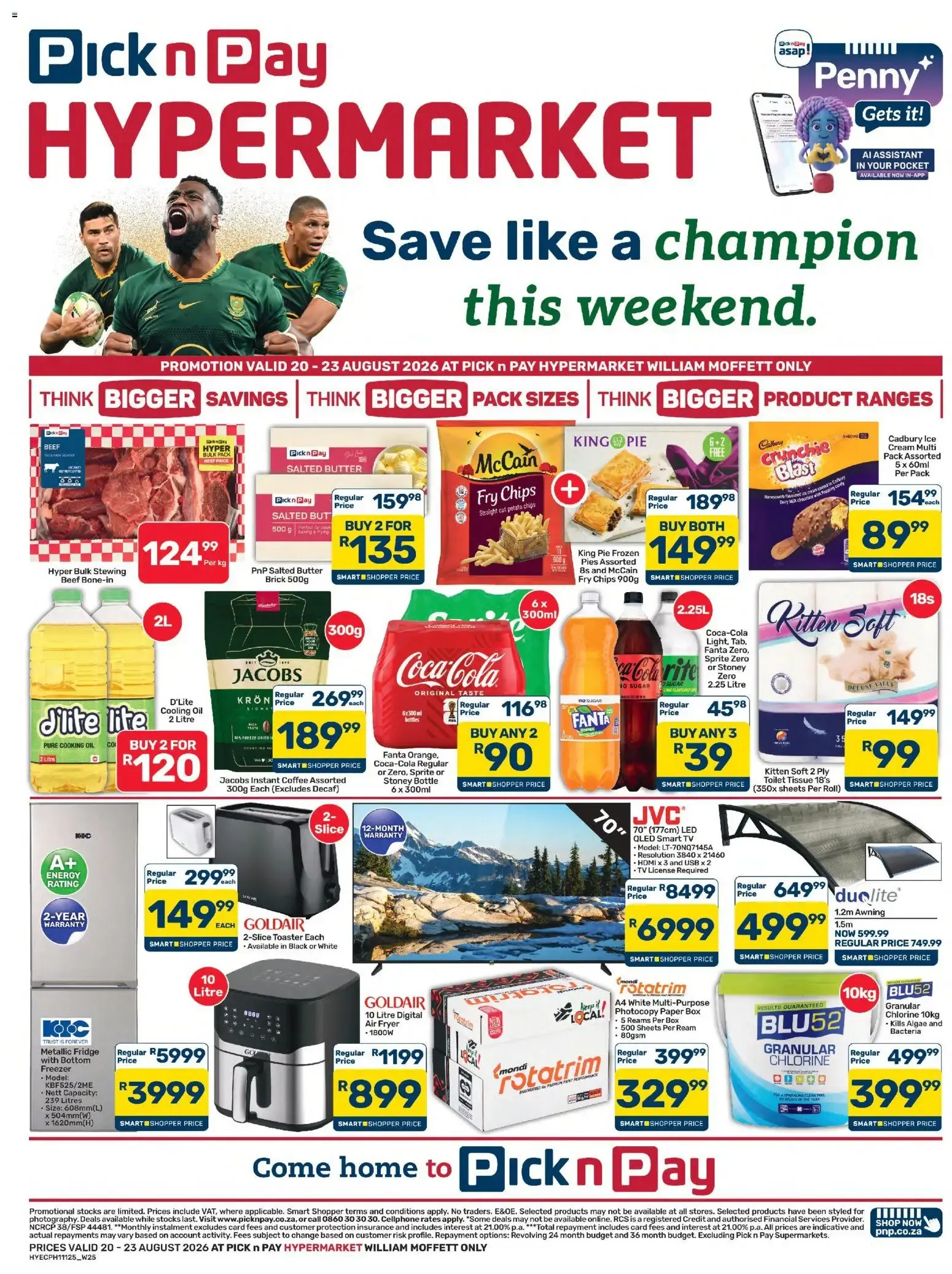 Pick n Pay Hypermarket: Ahorra como un campeón este fin de semana