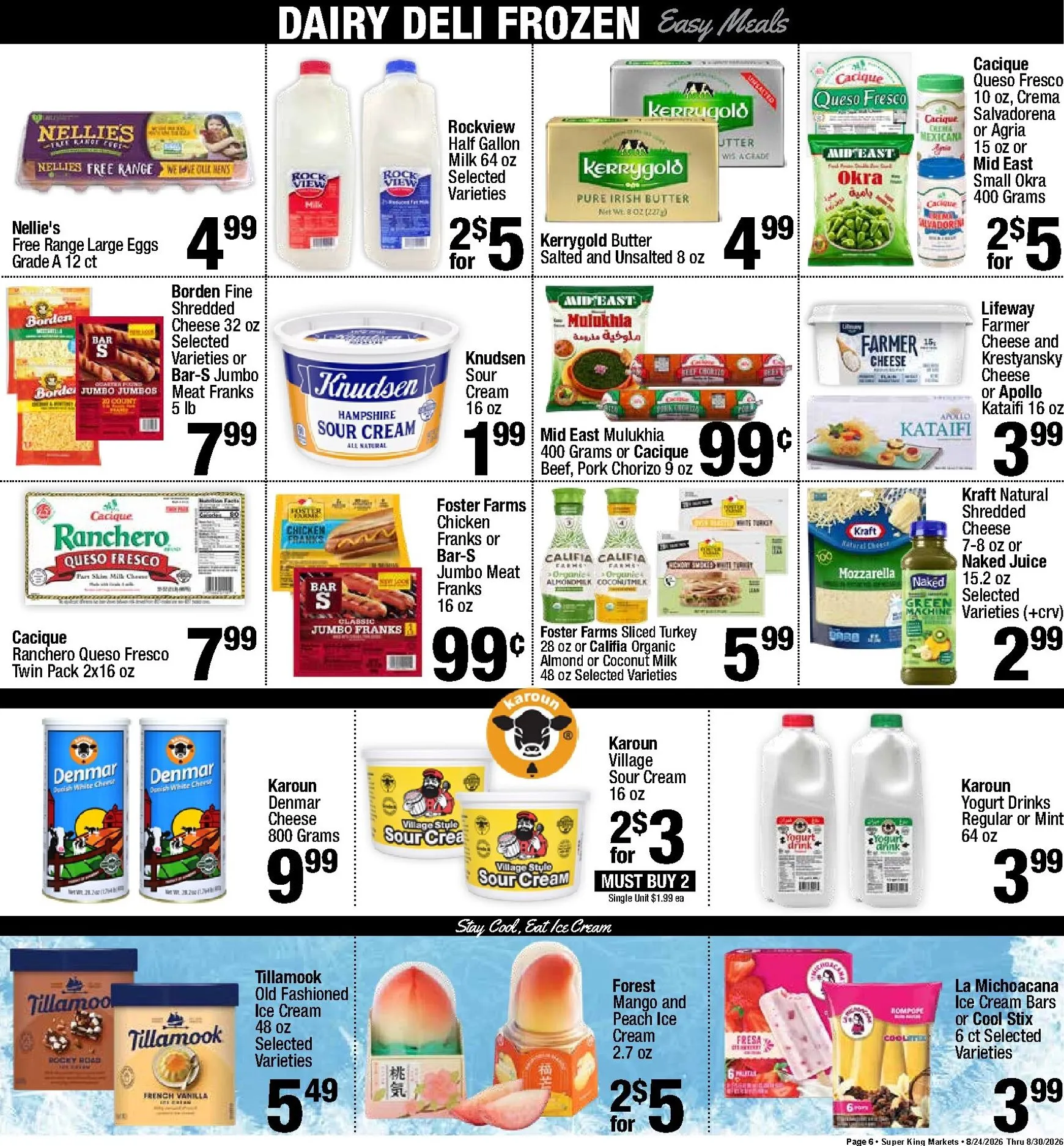 Weekly ad Current Super King leaflet valid from Monday 08/24/2026 to Sunday 08/30/2026 from August 24 to August 30 2026 - Page 6