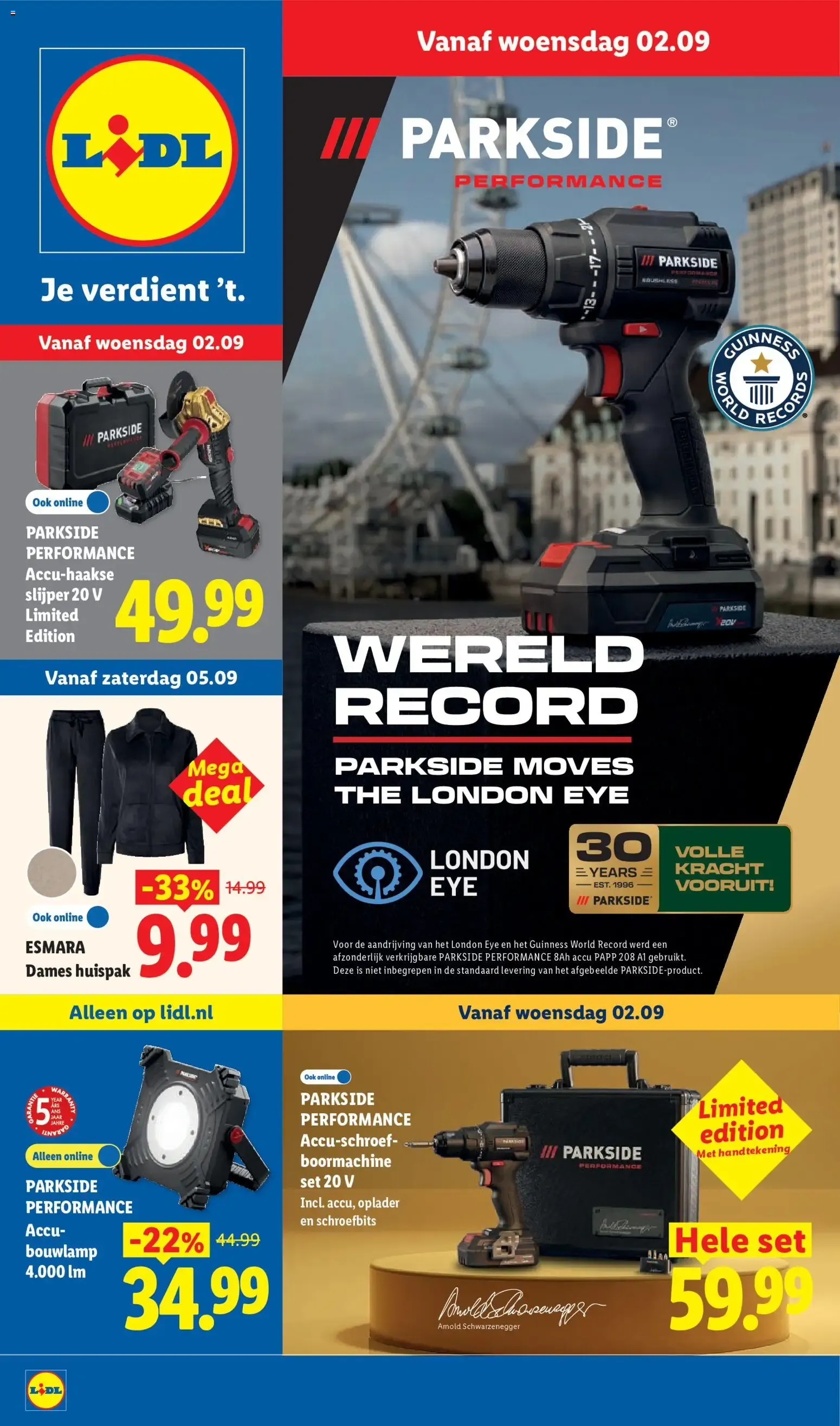 Lidl ofertas desde el 02.09 van 2 september tot 8 september 2026 - Folder pagina 1