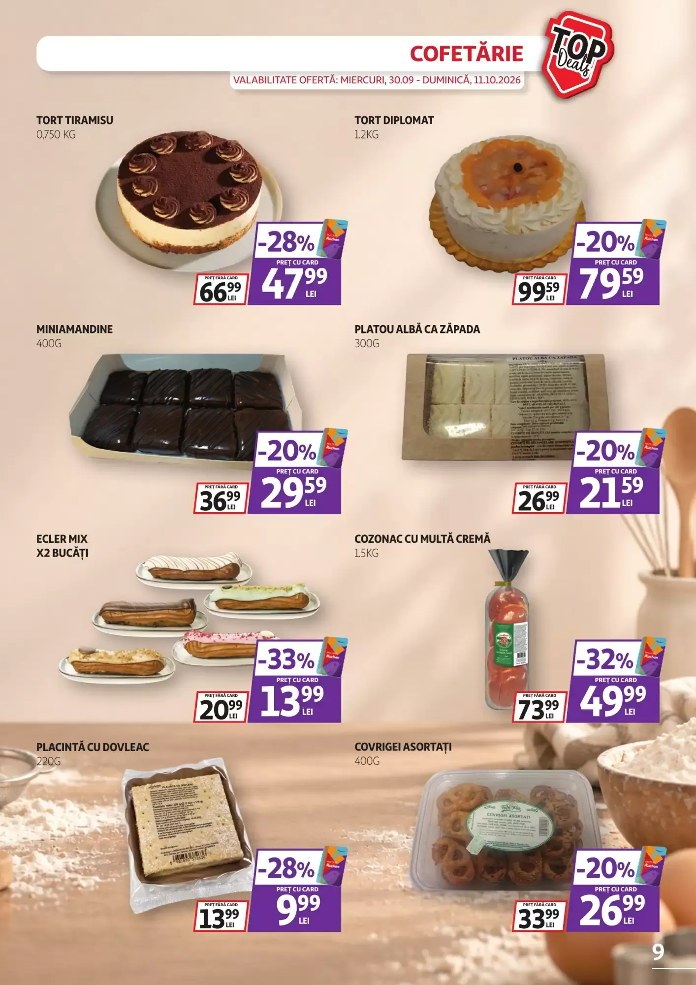 Catalog Catalog Auchan de la 30 septembrie până la 11 octombrie 2026 - Revista Pagina 9