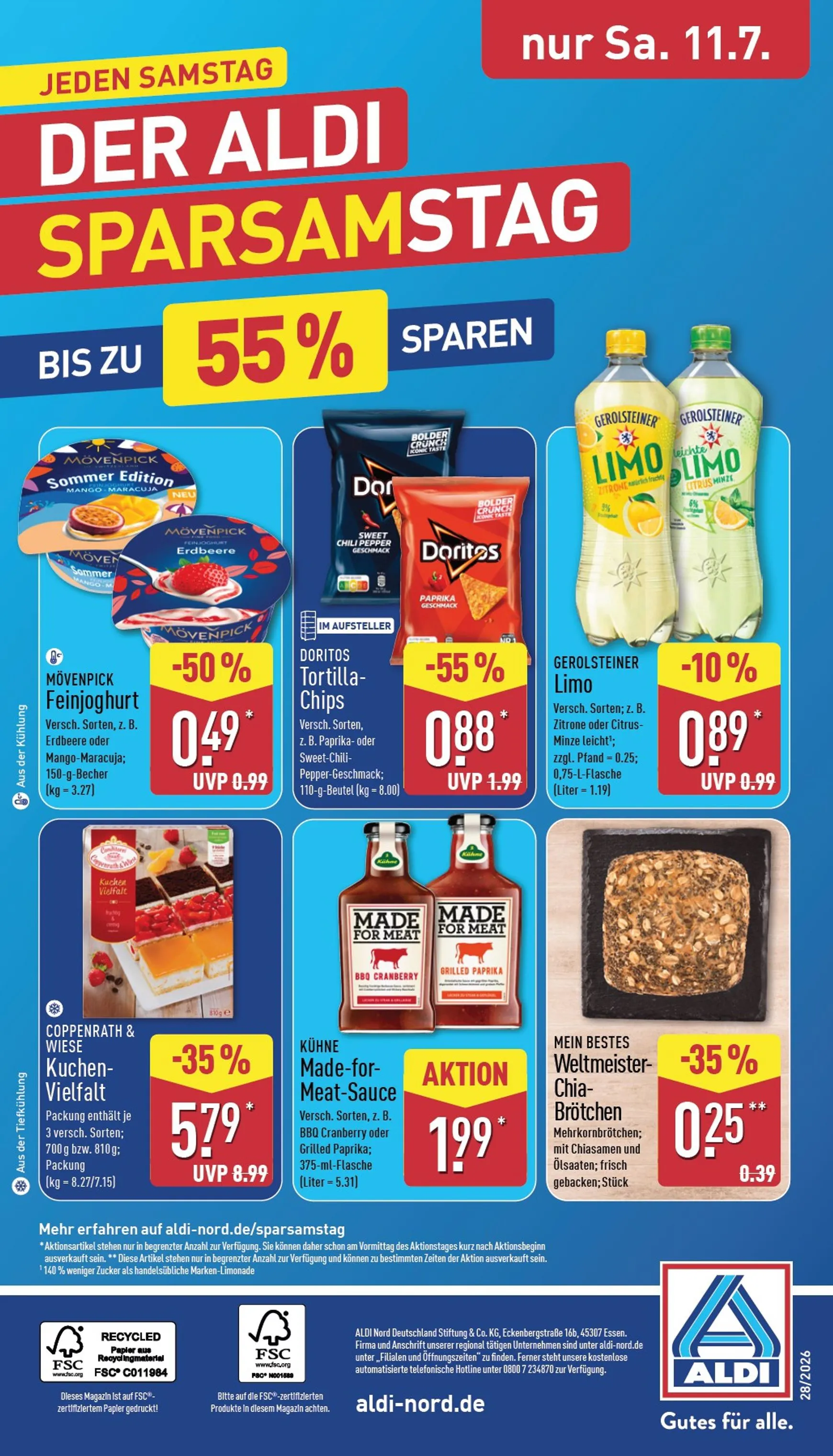 ALDI Nord - Deine Genussreise nach Spanien von 6. Juli bis 11. Juli 2026 - Prospekt seite 32