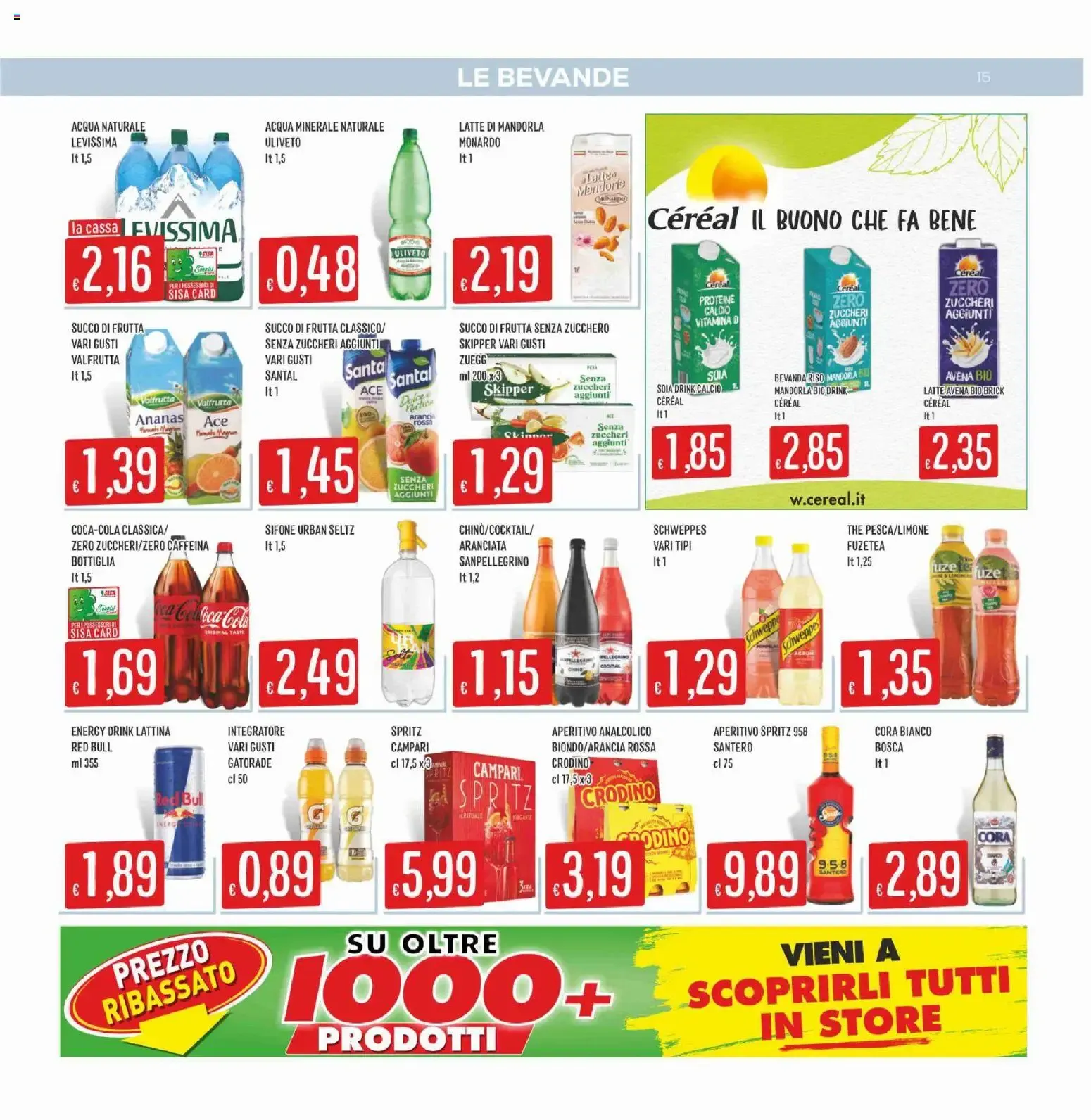SISA I Supermercati Italiani - Un Mare di Offerte da 9 luglio a 22 luglio di 2026 - Pagina del volantino 15