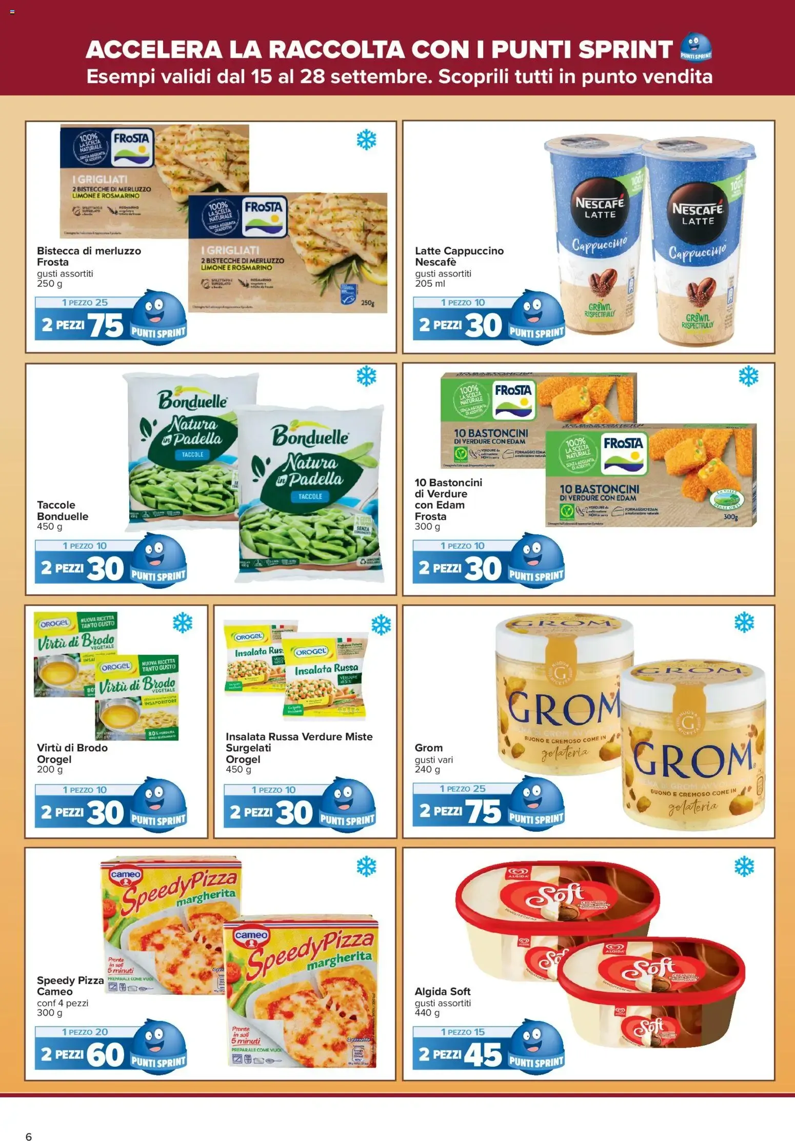 Nuovo Carrefour volantino Iper - Punti Sprint Payback dal 15/09/2026 > offerte anteprima 🛍️ da 15 settembre a 28 settembre di 2026 - Pagina del volantino 6