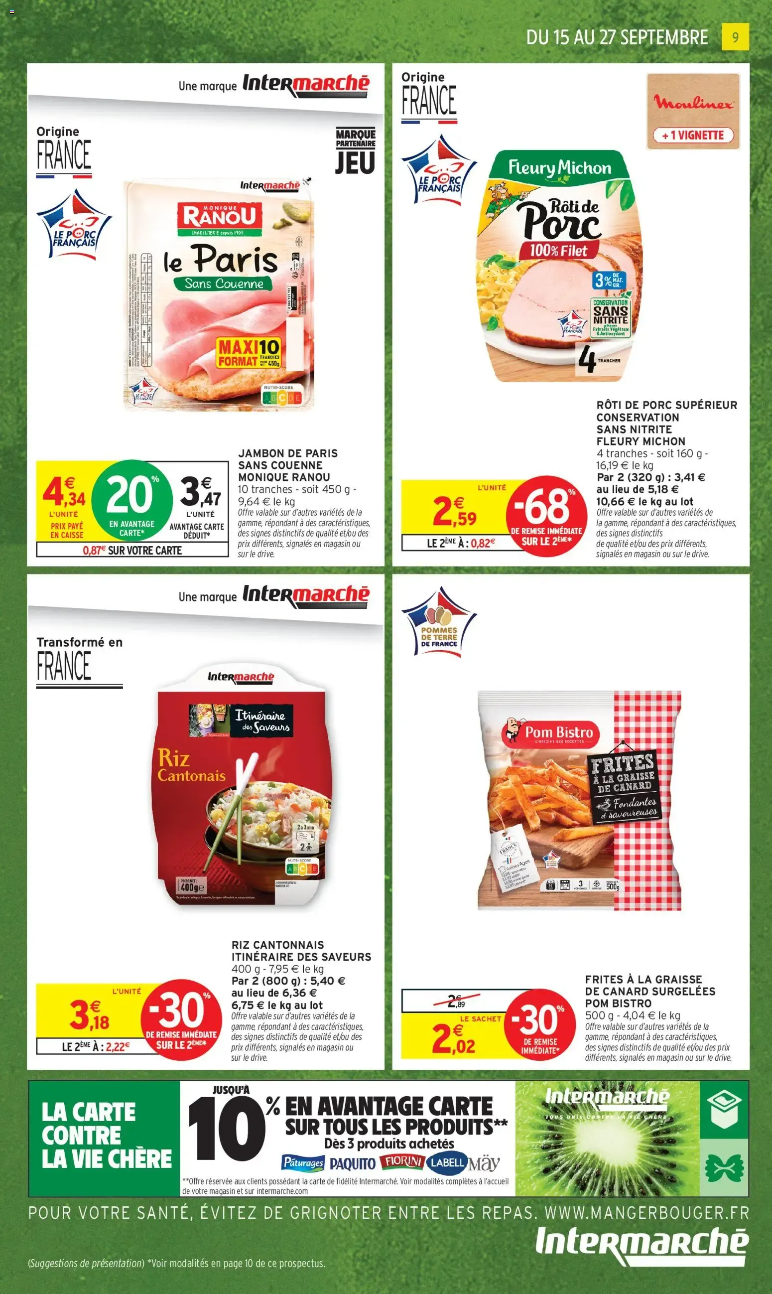 Intermarché - C'est notre anniversaire à partir du 15/09/2026 - promo en ligne du 15 septembre au 27 septembre 2026 - Catalogue page 9