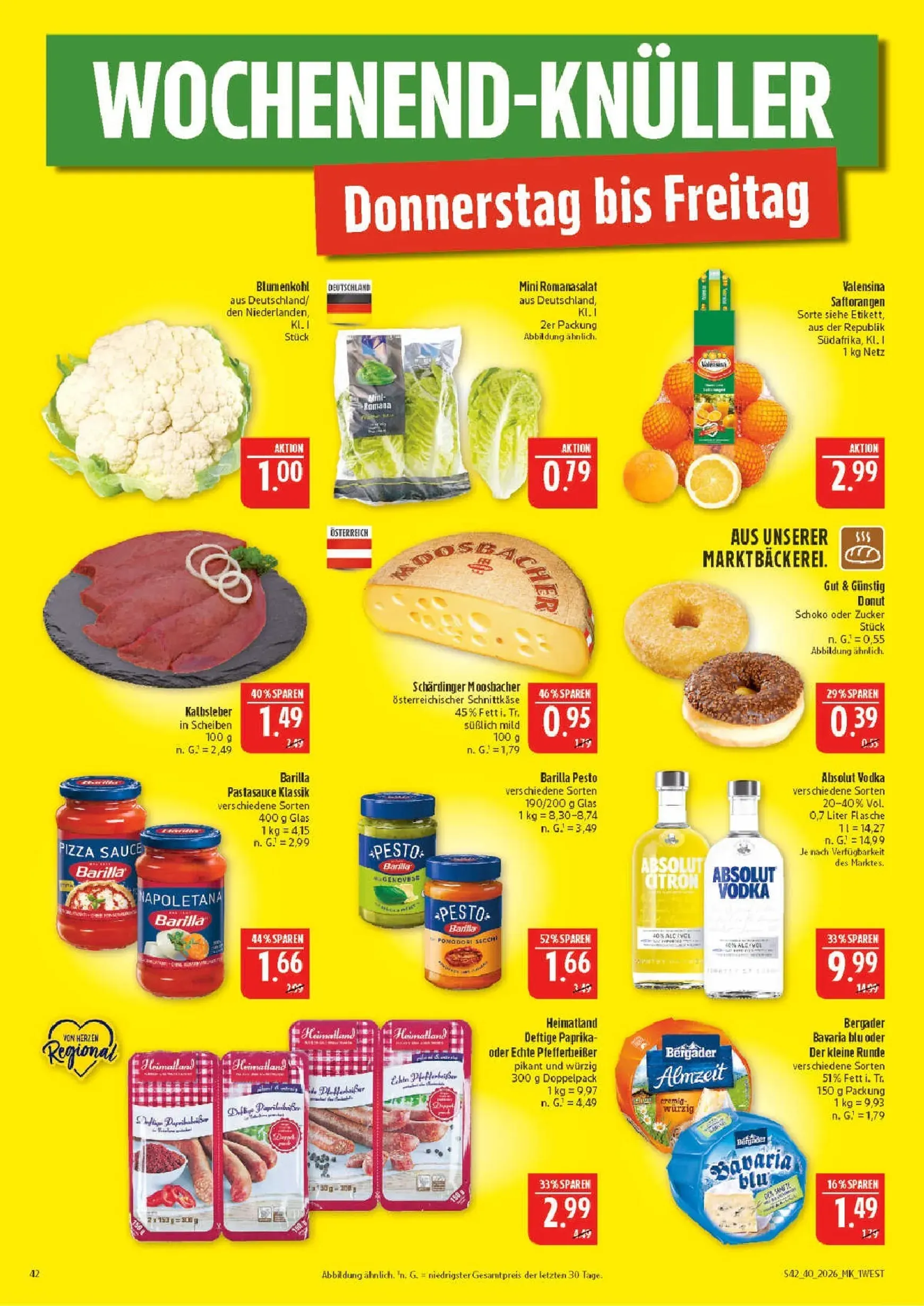 Marktkauf Prospekt nächste Woche – von Montag 28.09.2026 bis Freitag 02.10.2026 von 28. September bis 2. Oktober 2026 - Prospekt seite 42
