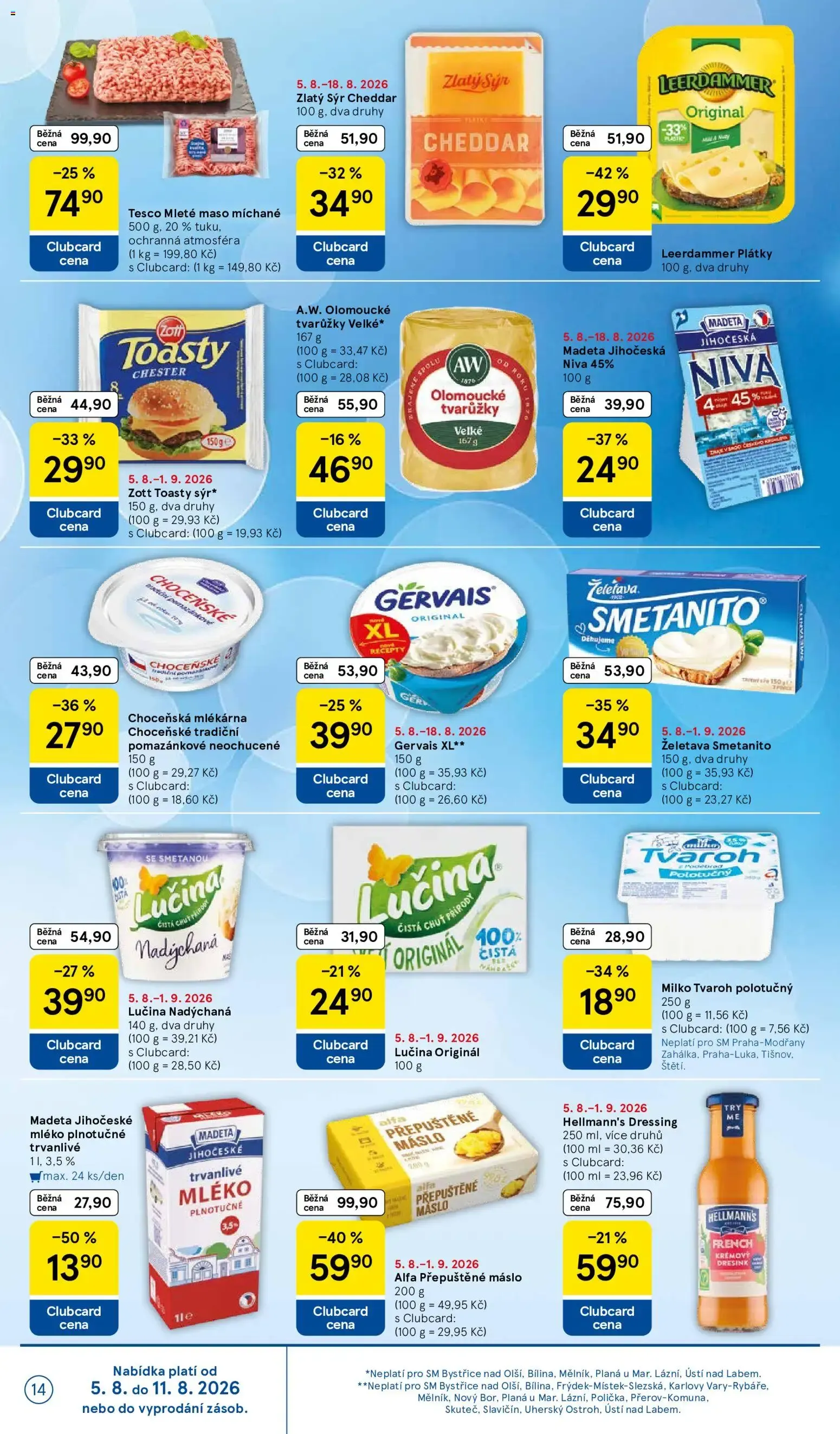 Tesco Supermarket Ofertas Semanales - 5. srpna 11. srpna 2026 - Page 14