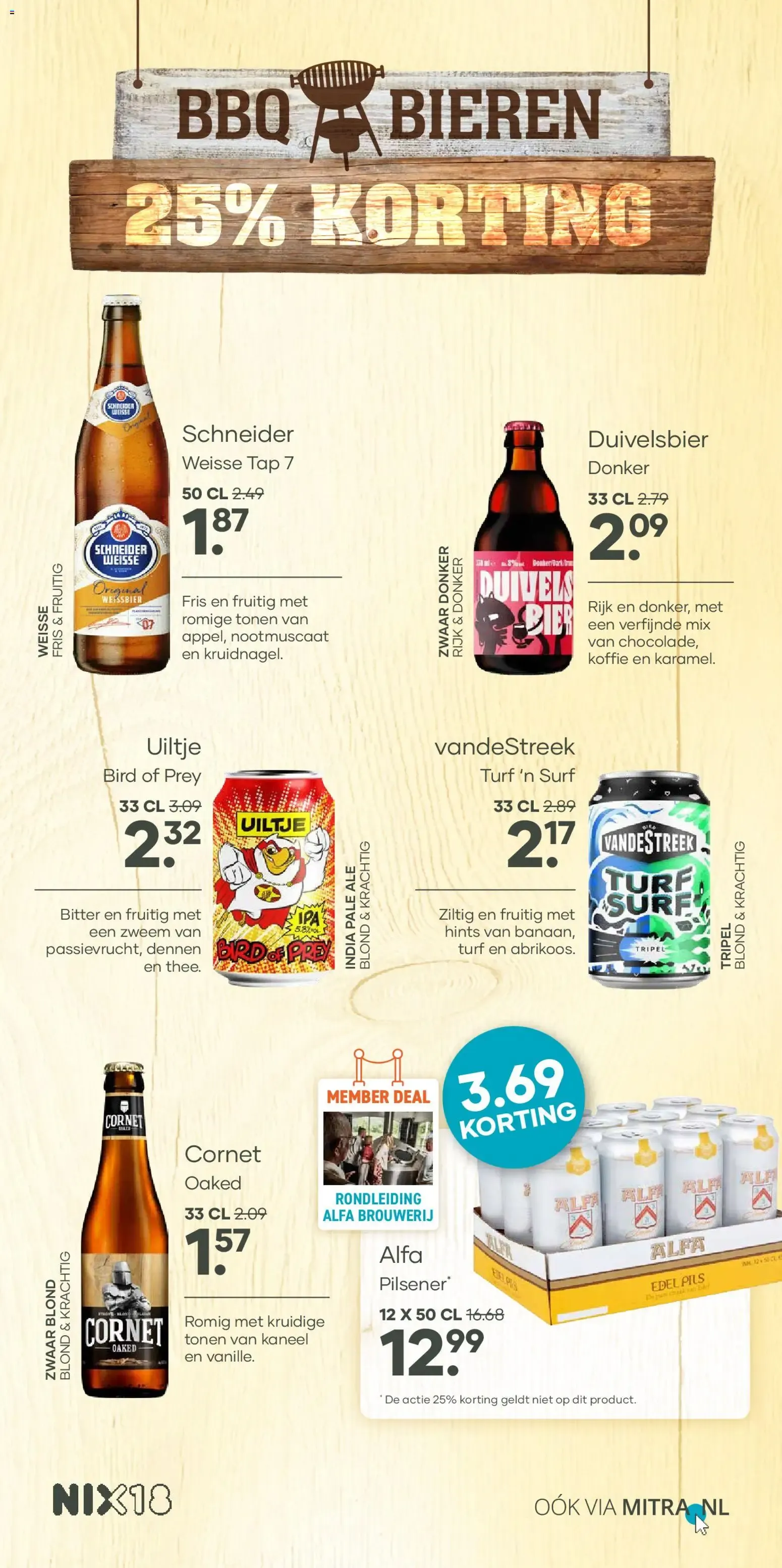 Mitra - Liters met 25% korting op sterke drank van 22 juni tot 5 juli 2026 - Folder pagina 14