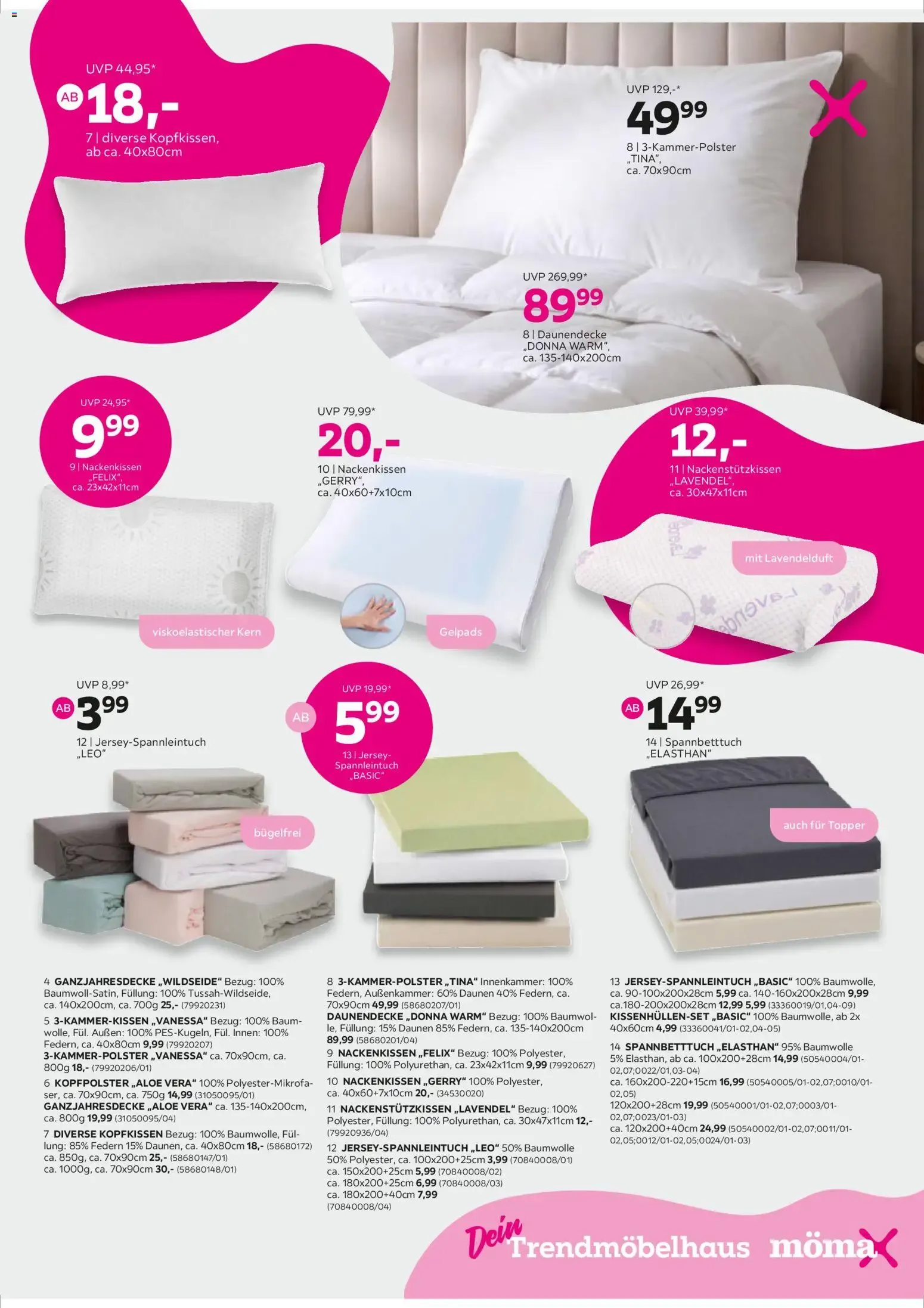 Mömax Prospekt: Pink Shopping Aktionen von 1. September bis 14. September 2026 - Flugblätt seite 3
