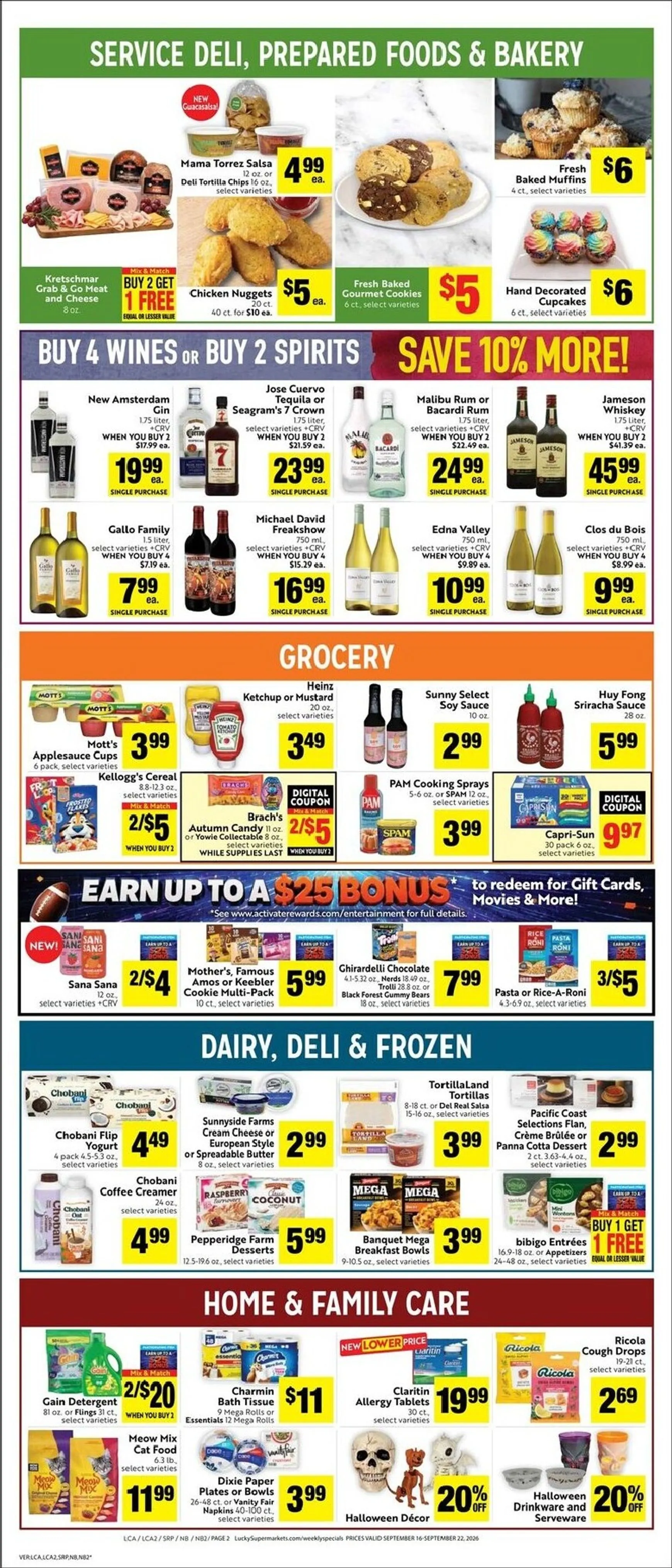 Weekly ad Lucky California Weekly Ad from September 16 to September 22 2026 - Page 2