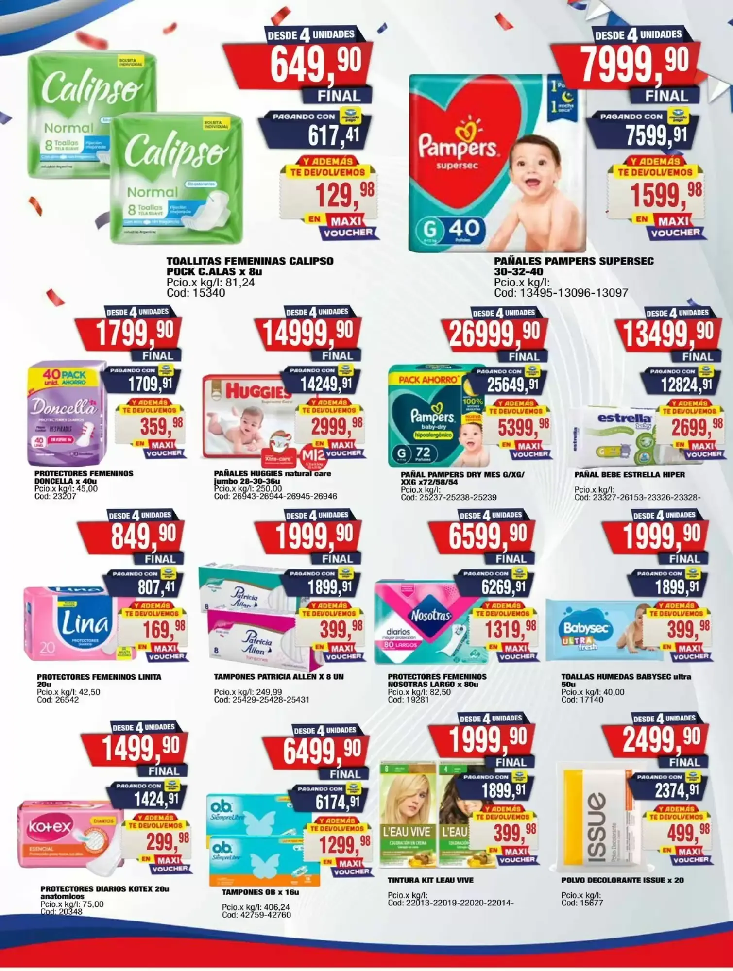 Ofertas de SUPERMERCADO MAYORISTA MAXICONSUMO 3 de agosto al 9 de agosto 2026 - Página 31 del catálogo