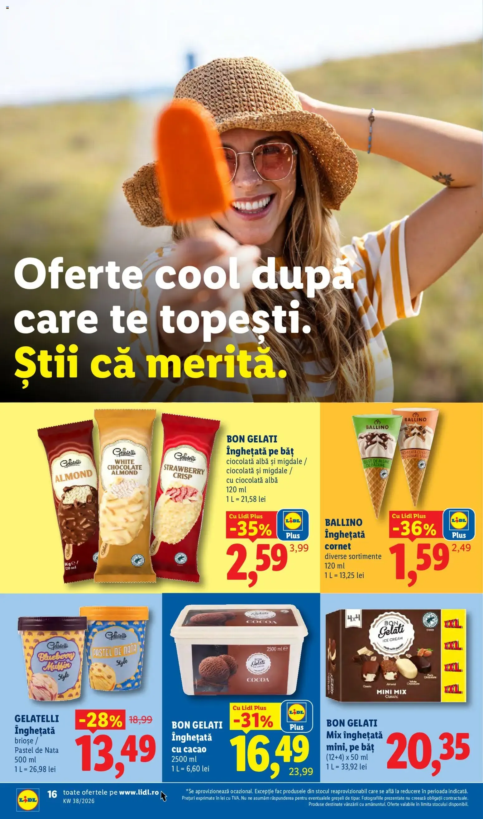 Catalog Ieftin și înainte, și după ziua de salariu. de la 14 septembrie până la 20 septembrie 2026 - Revista Pagina 16
