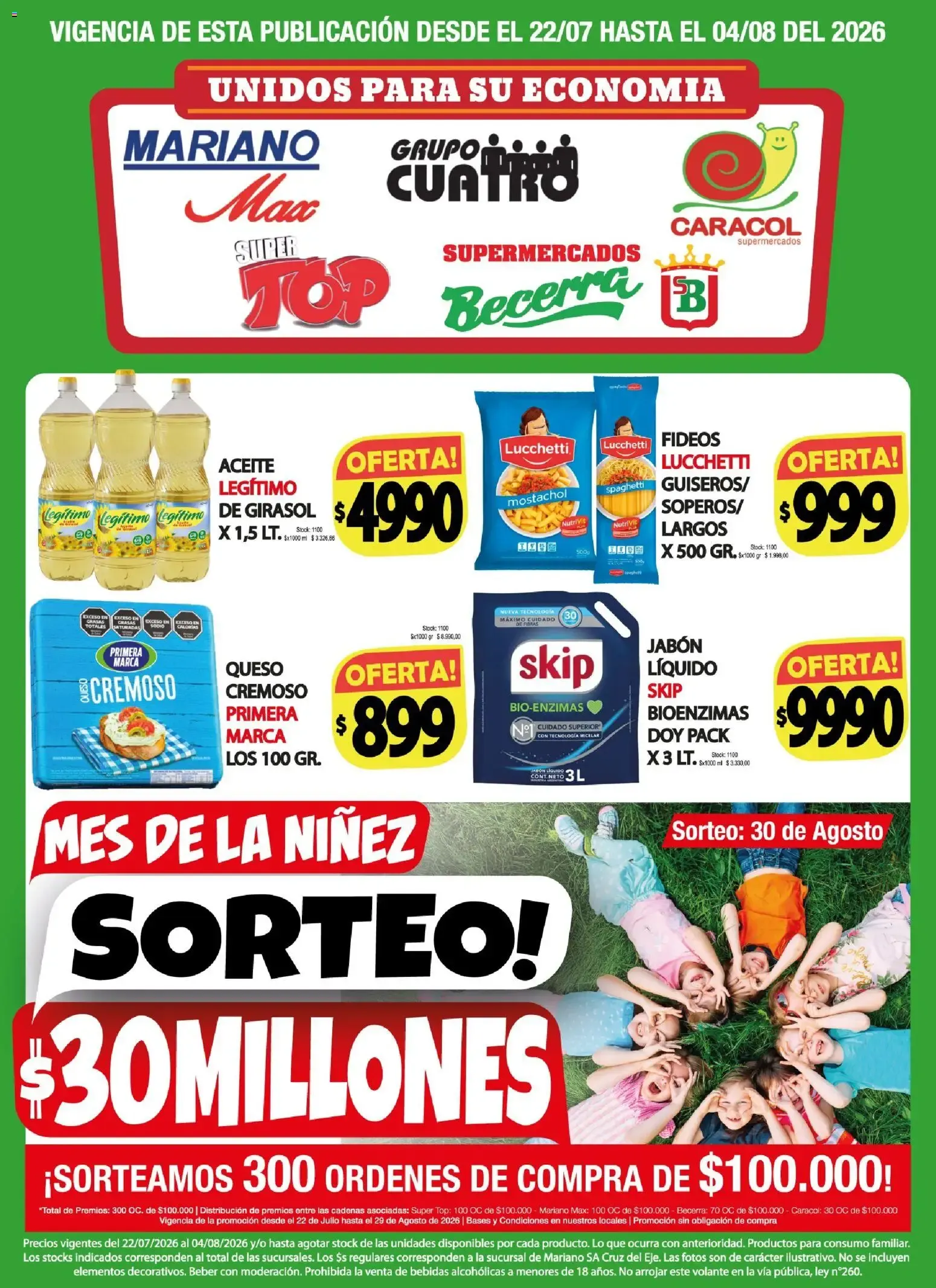 Ofertas de Unidos para su Economía 22 de julio al 4 de agosto 2026 - Página 1 del catálogo