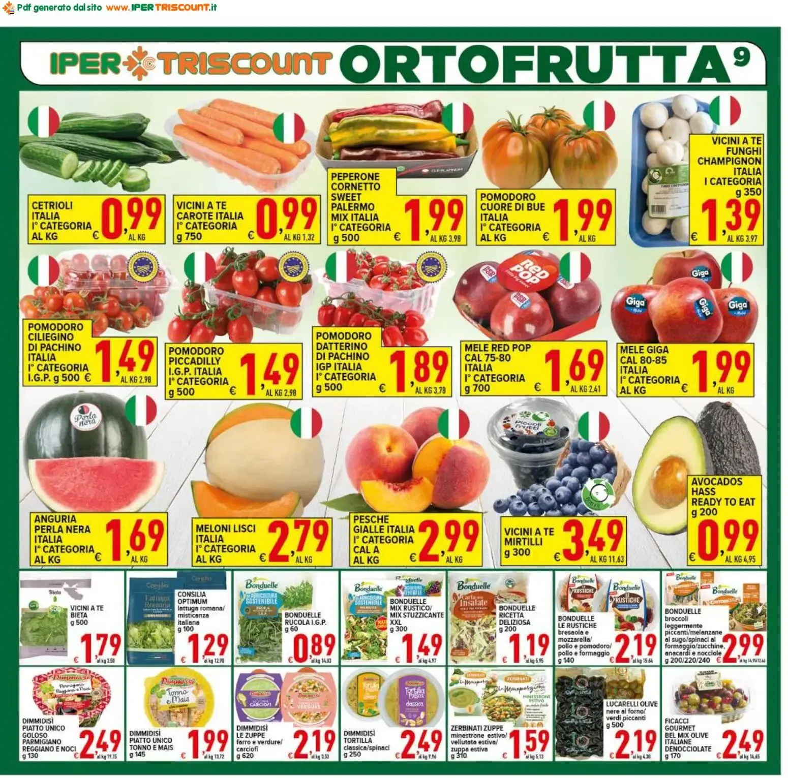 Ipertriscount volantino dal 10/06/2026 - online Offerte da 10 giugno a 18 giugno di 2026 - Pagina del volantino 9