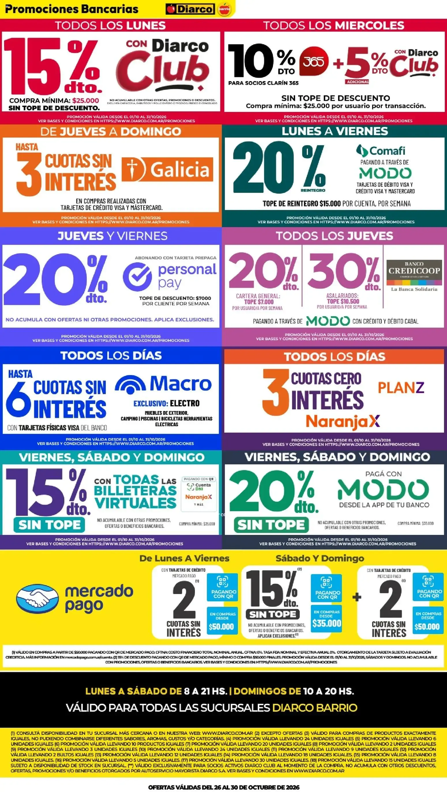 Ofertas de Diarco - OFERTAS DIARCO BARRIO del 26/10/2026 - 30/10/2026 26 de octubre al 30 de octubre 2026 - Página 12 del catálogo