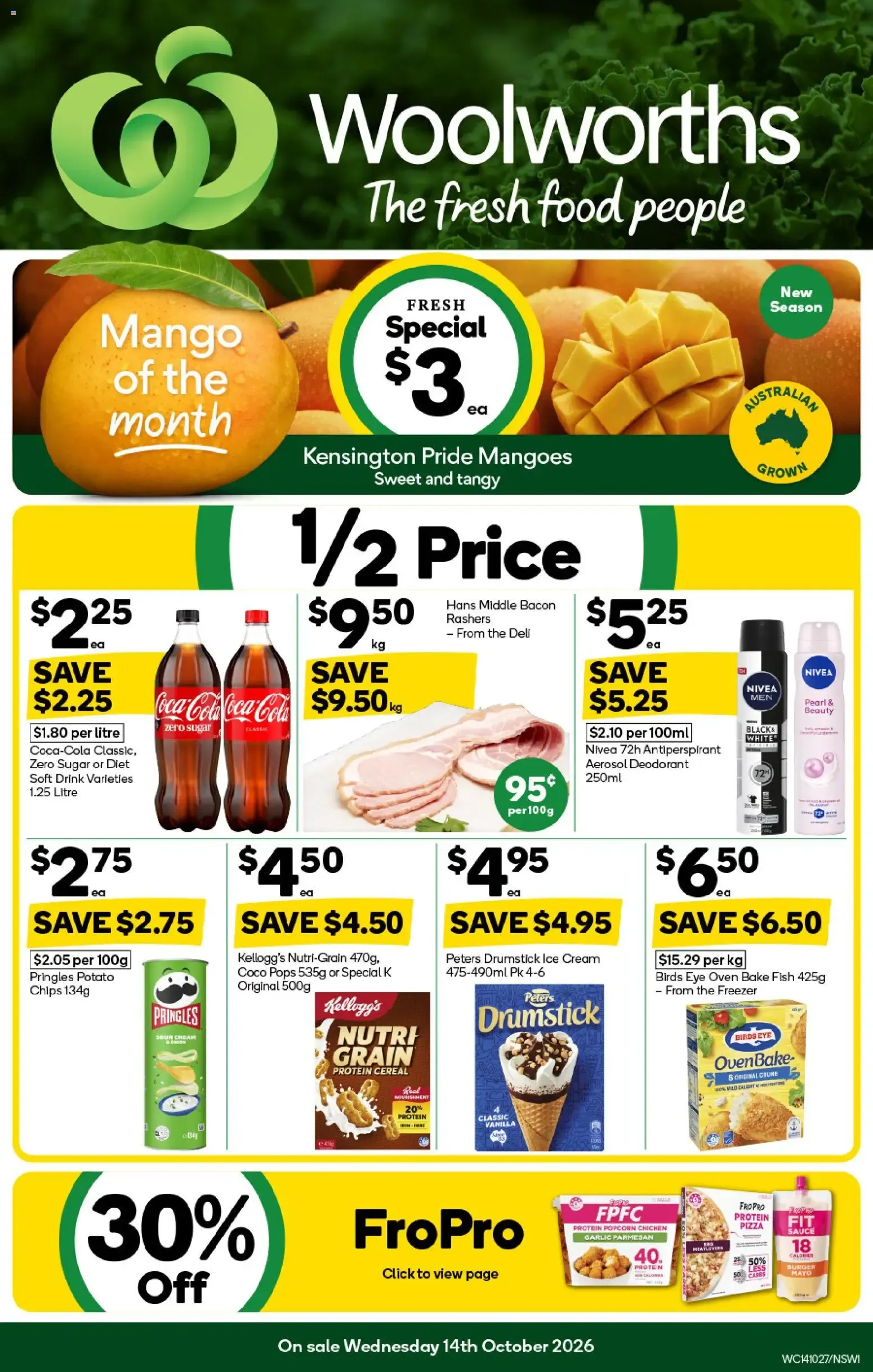 Woolworths catalogue valid from 14/10/2026 > Online Australia - Catalogue valid from 14 October to 20 October 2026 - page 1