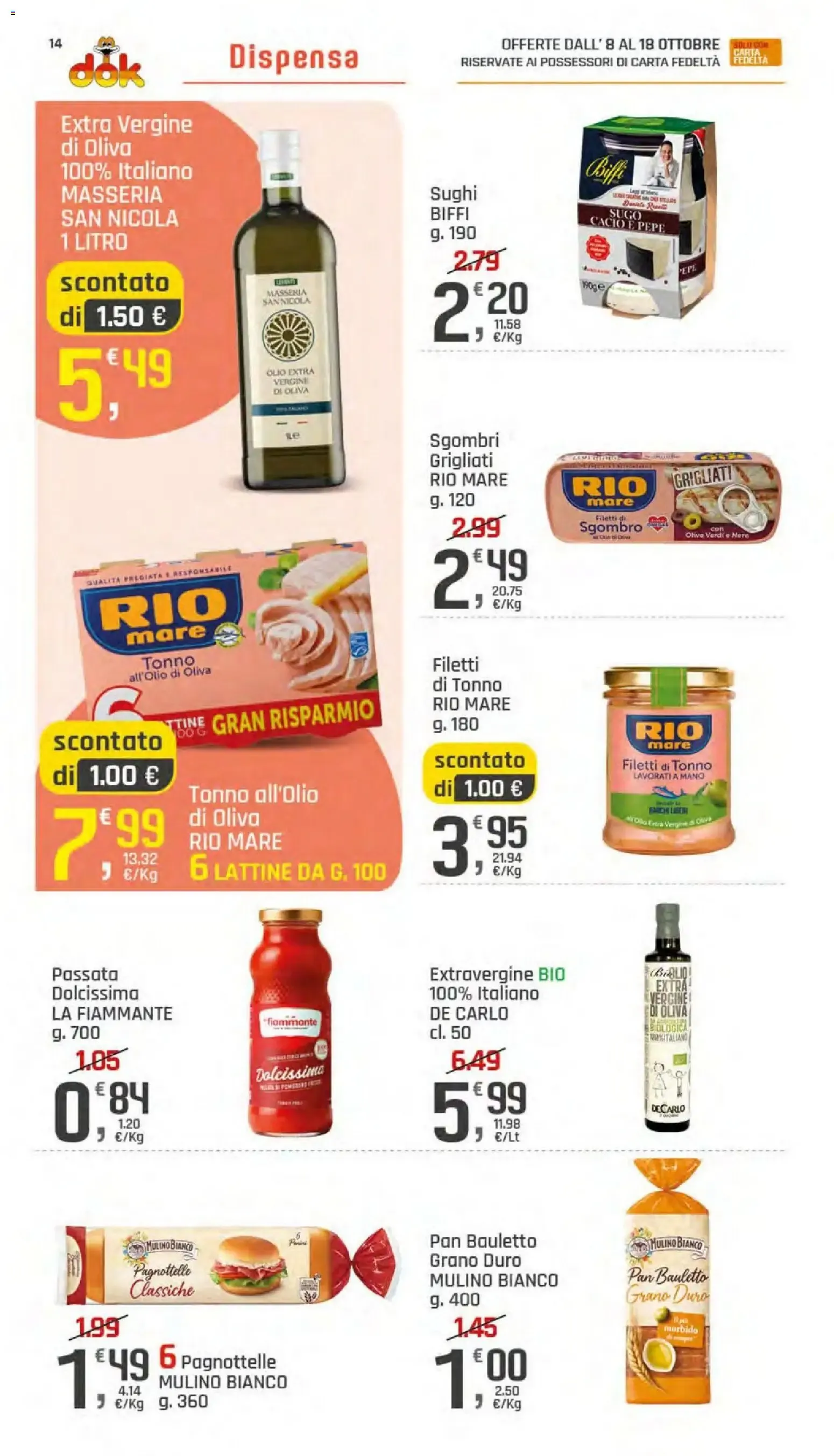 Nuovo DOK volantino dal 08/10/2026 > offerte anteprima 🛍️ da 8 ottobre a 18 ottobre di 2026 - Pagina del volantino 14
