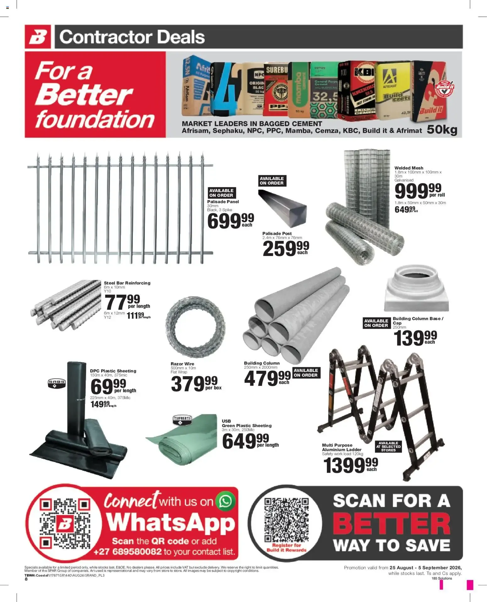 Build It - Gauteng - Weekly Specials (25/08/2026 - 05/09/2026) Online from 25 August to 5 September 2026 - Catalogue Page 8